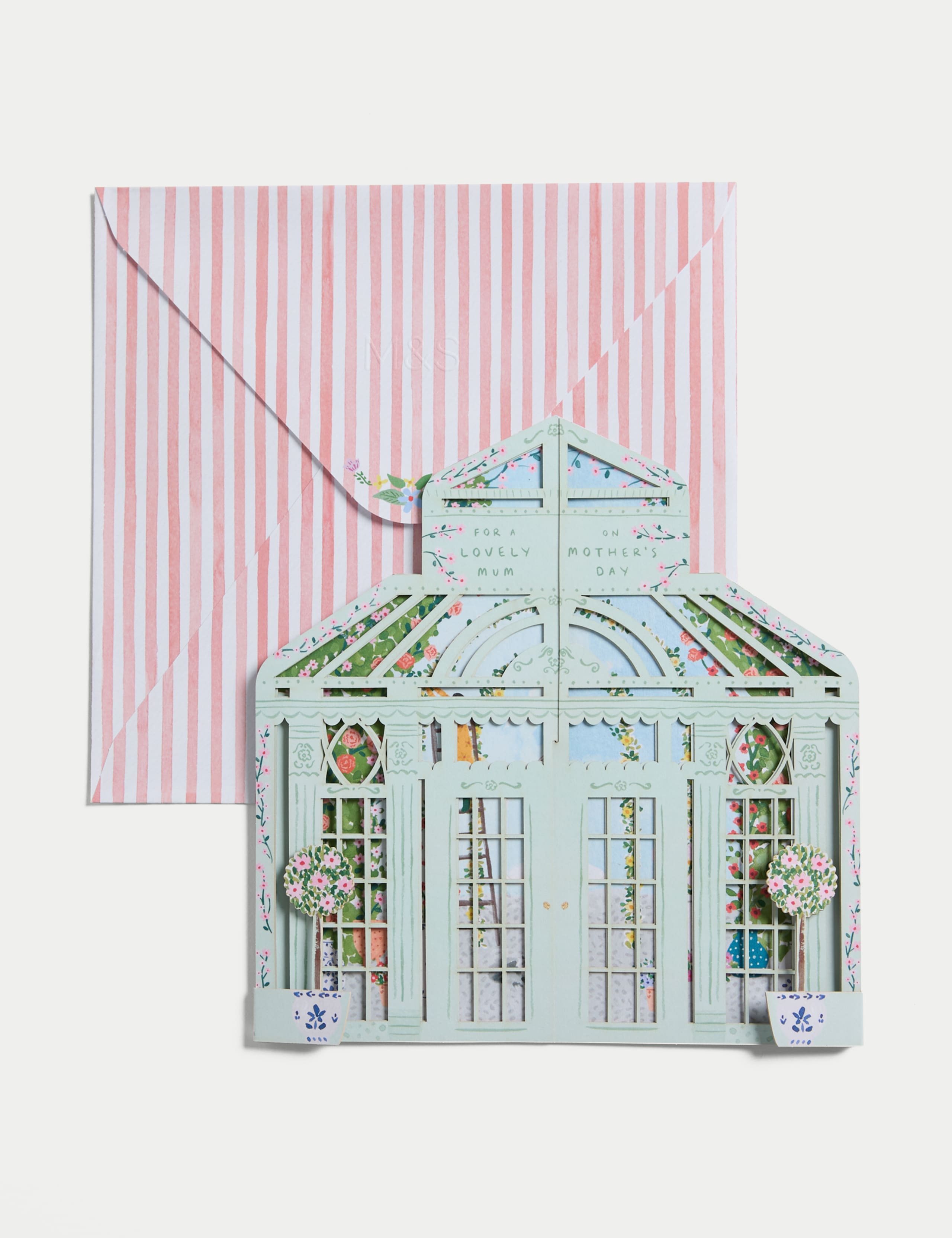 3D Pop Up Mother's Day Card - Greenhouse Design