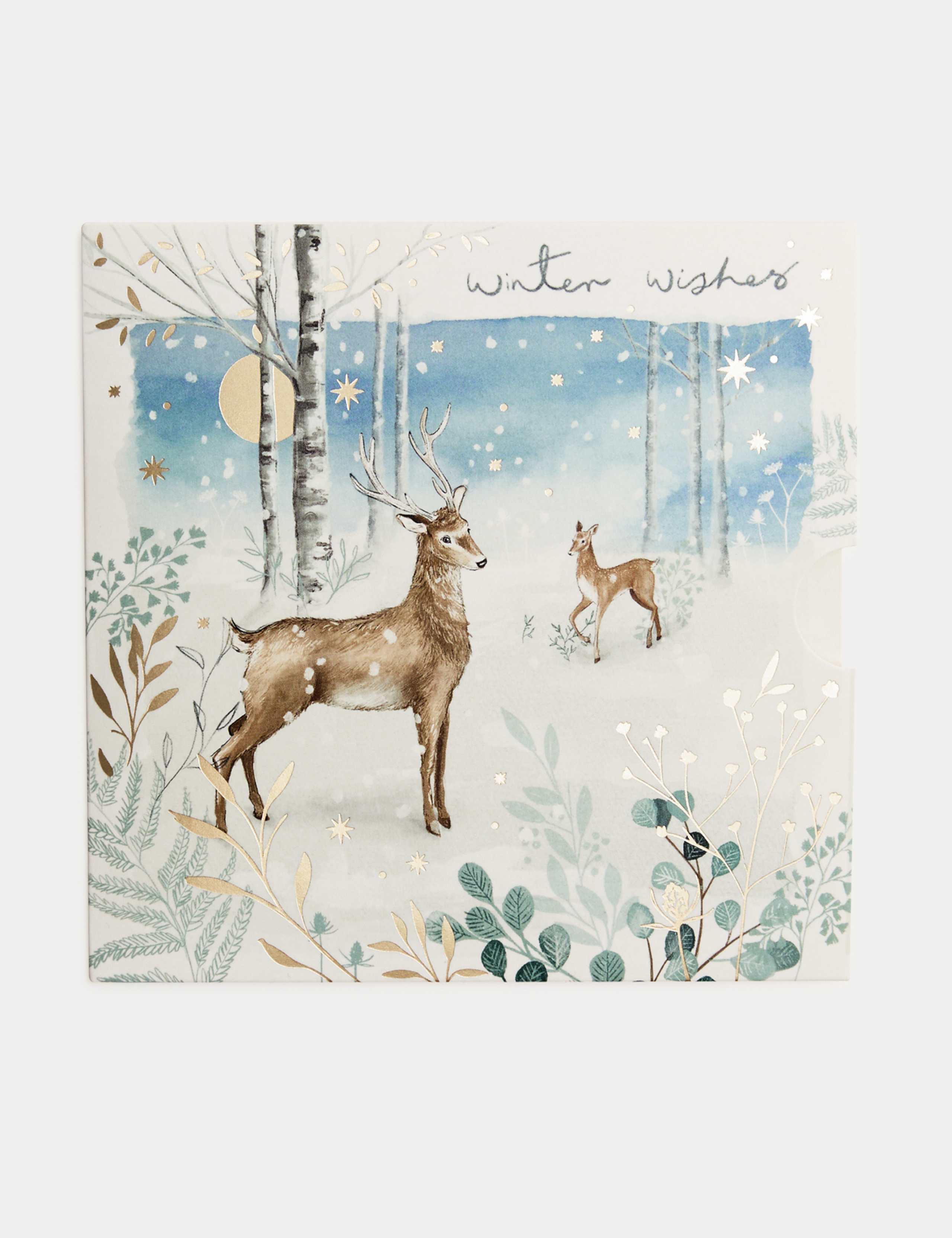 Christmas Deer Gift Card