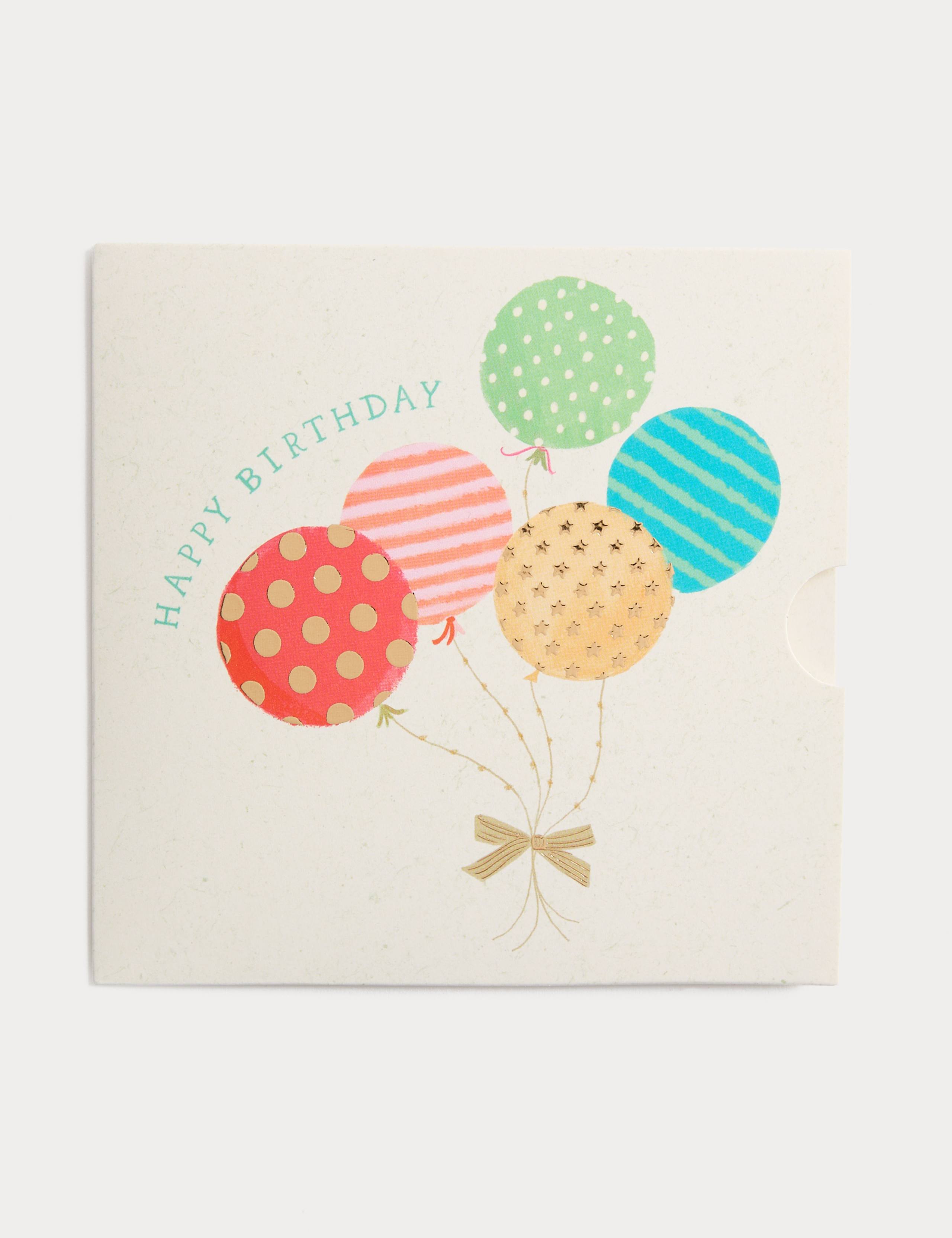 Birthday Balloons Gift Card