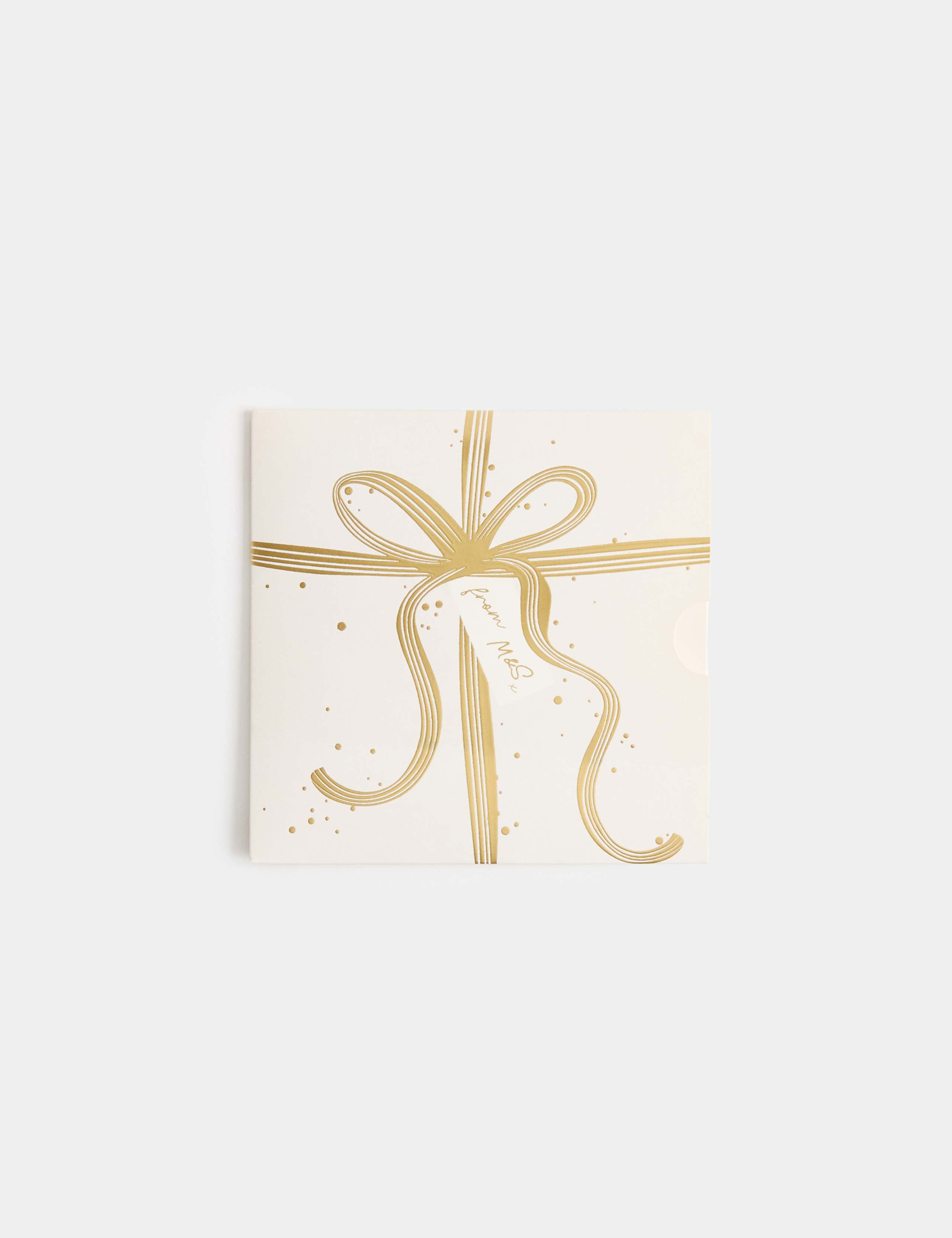 Gold Bow Gift Card