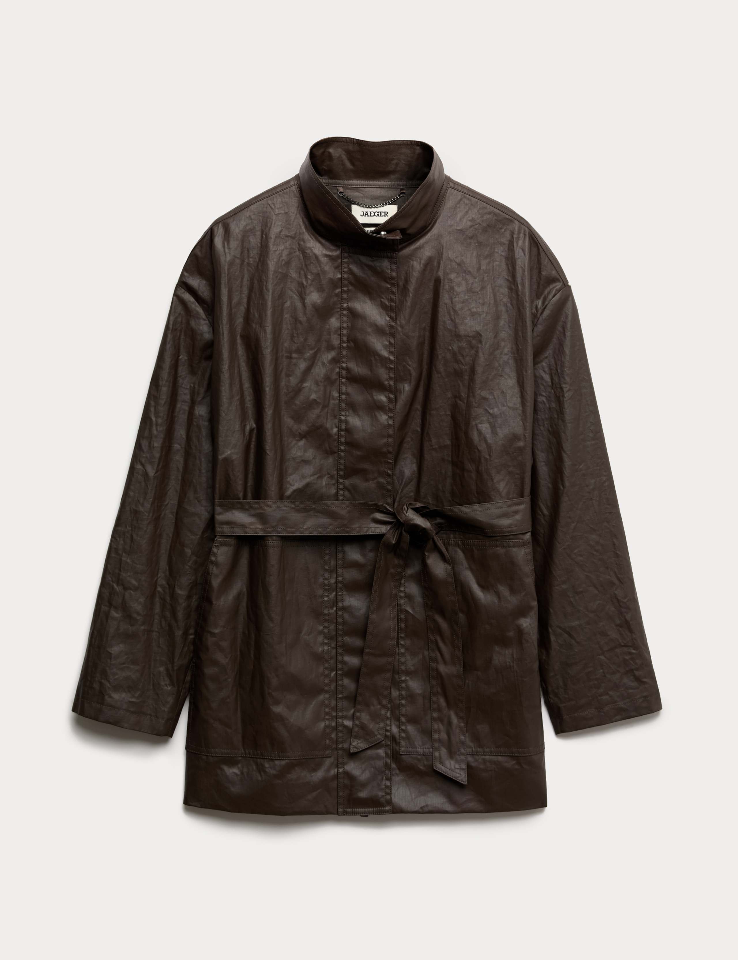 Pure Linen Short Utility Jacket
