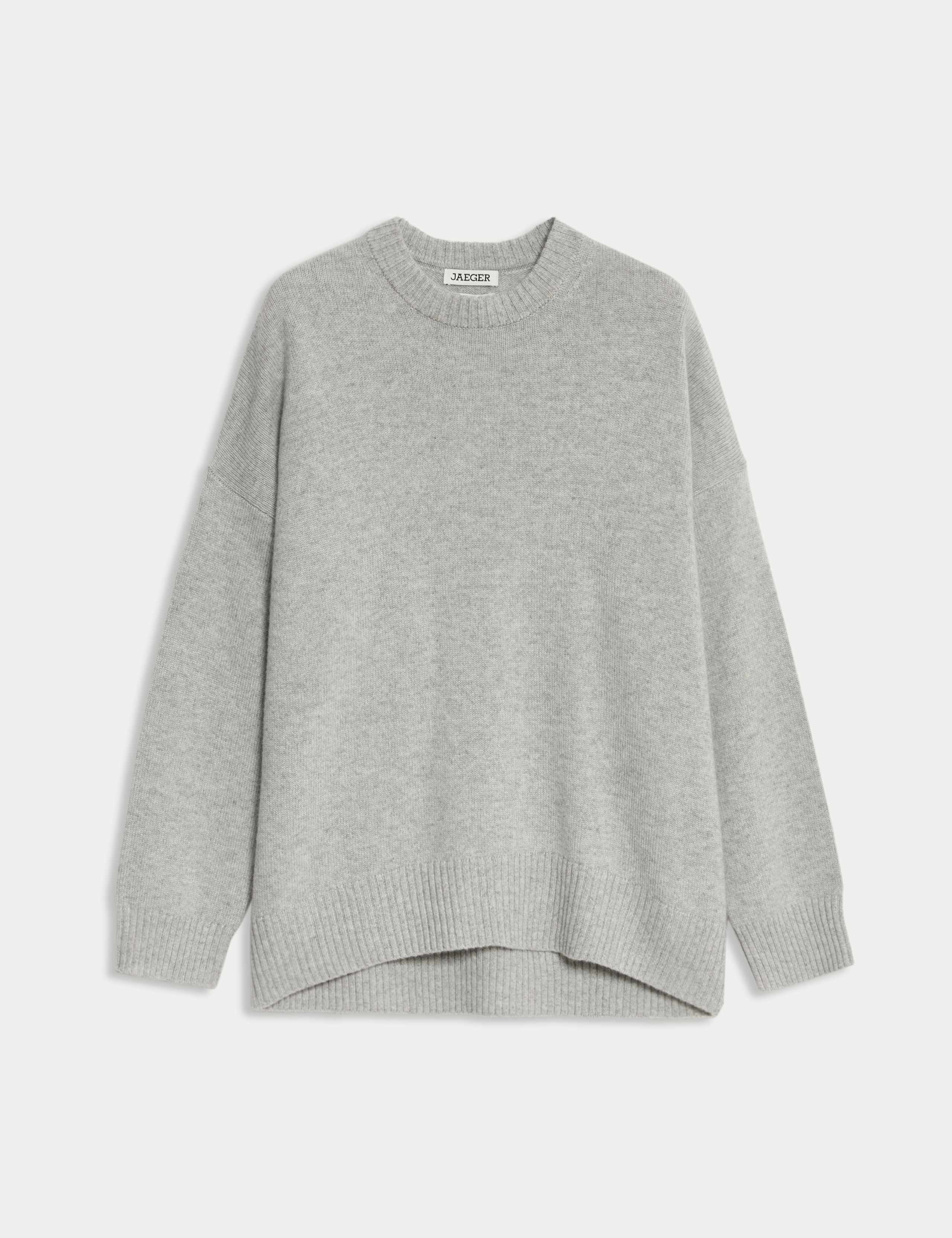 Pure Cashmere Crew Neck Relaxed Jumper