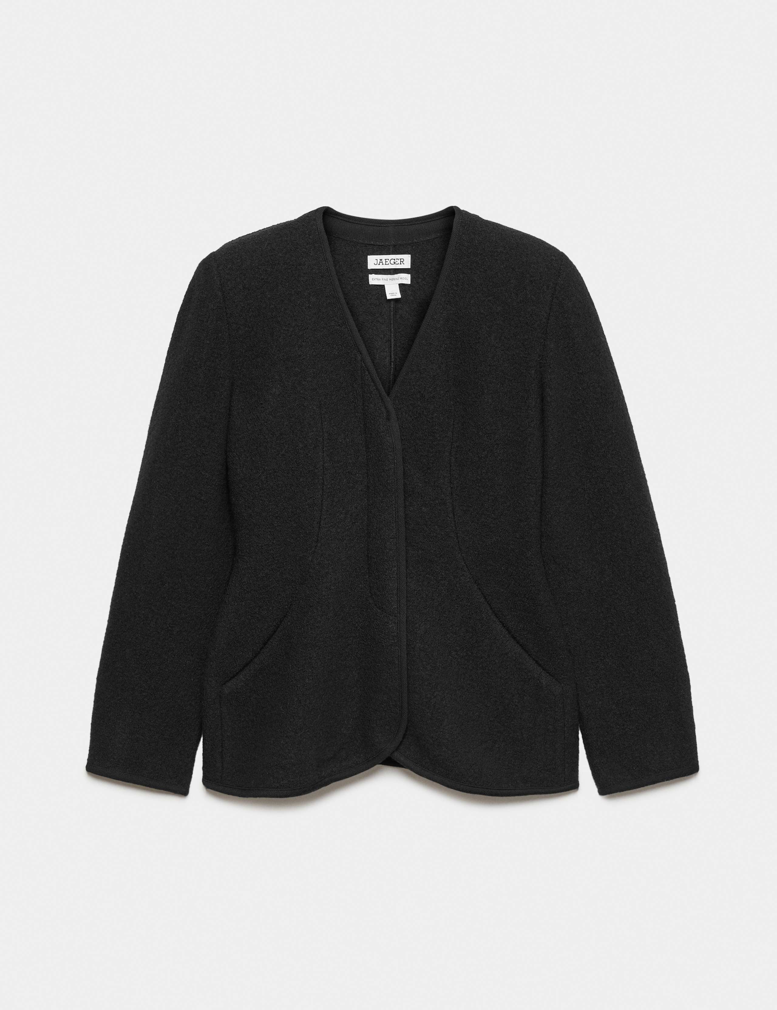 Pure Wool Waisted Slim Fit Jacket