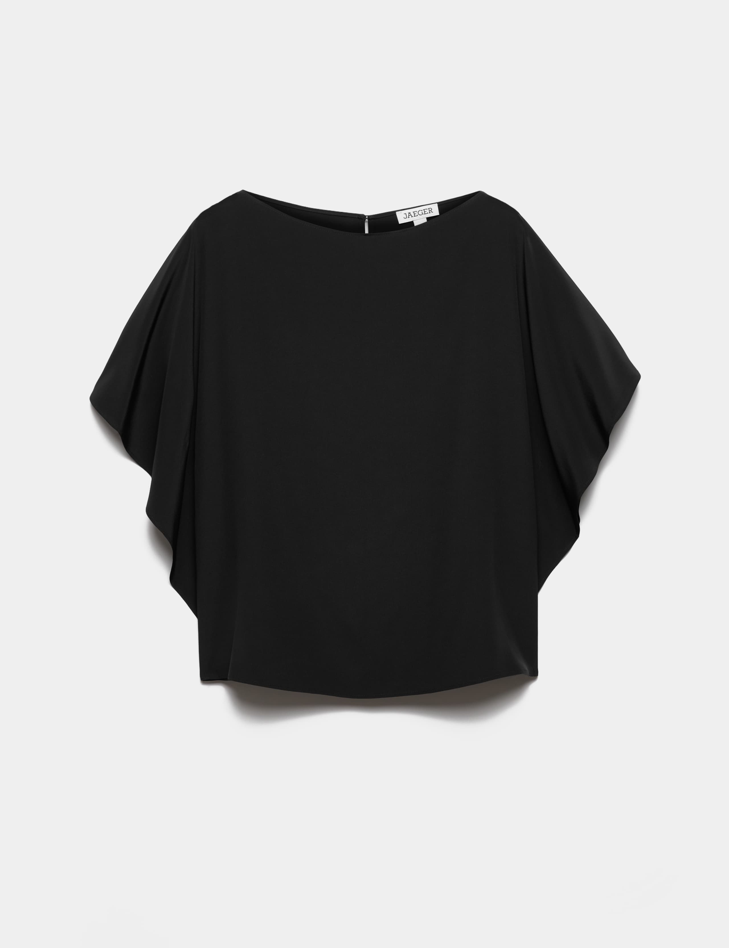 Pure Silk Slash Neck Top
