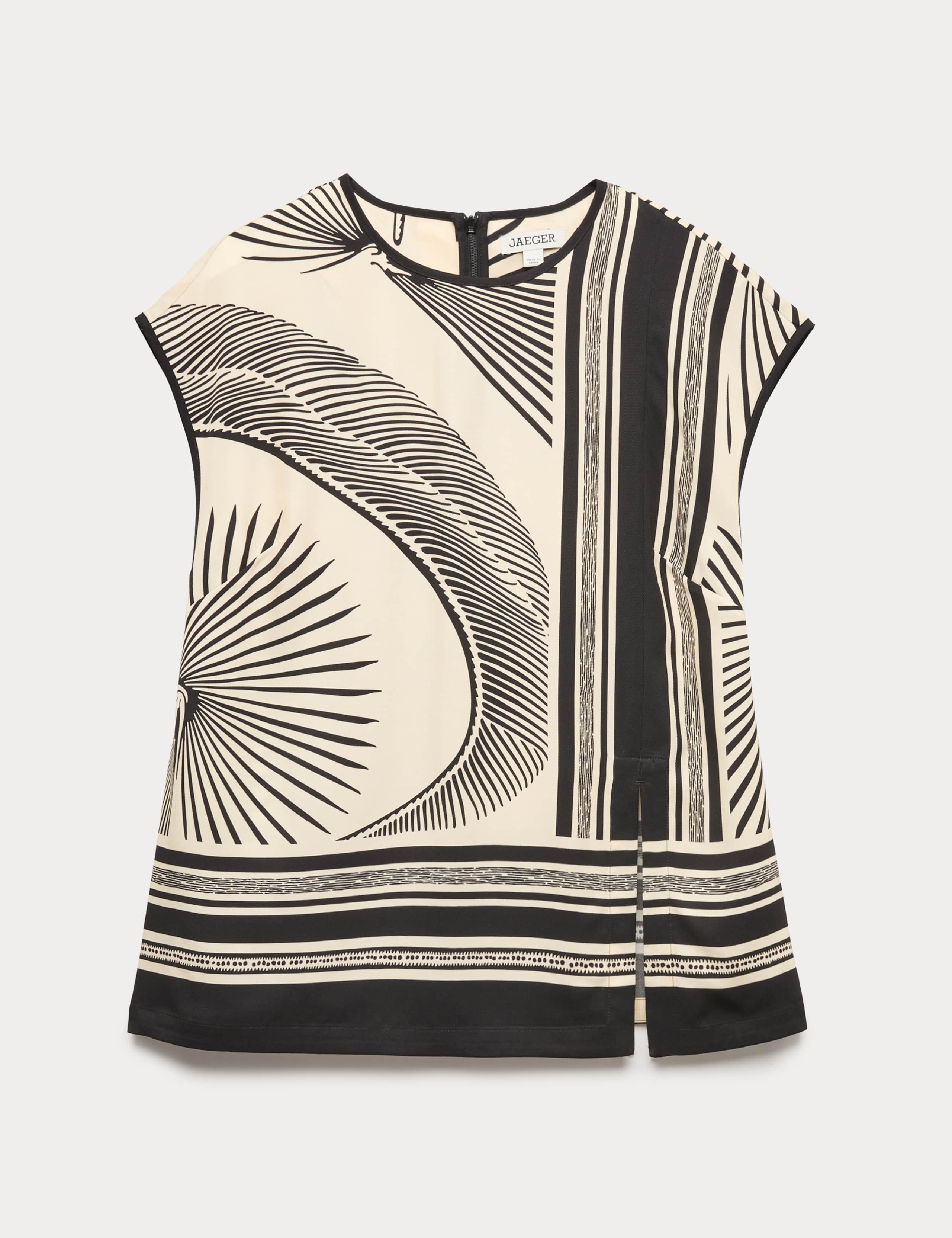 Printed Collarless Top & Trouser Set 3 of 6