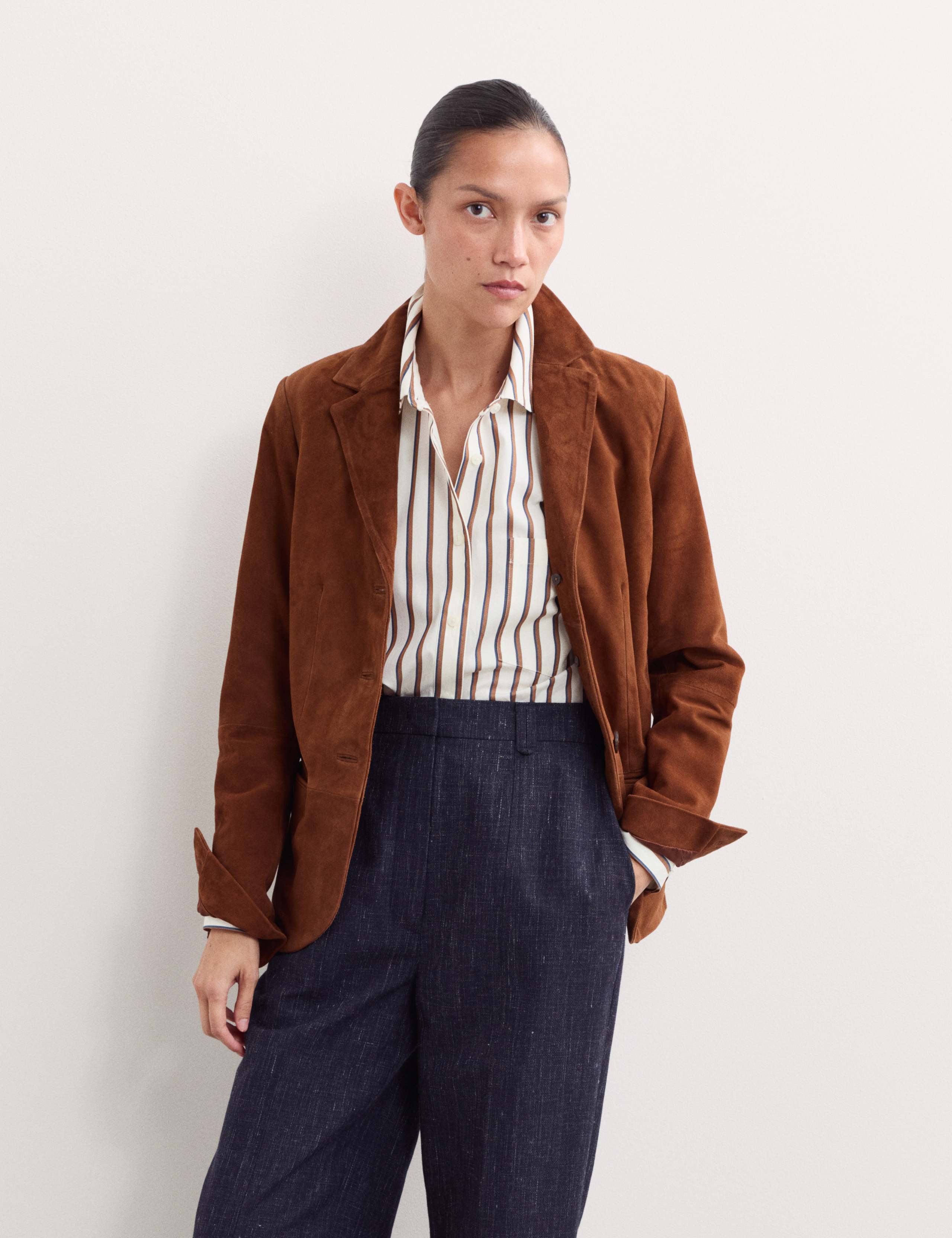 Suede Blazer