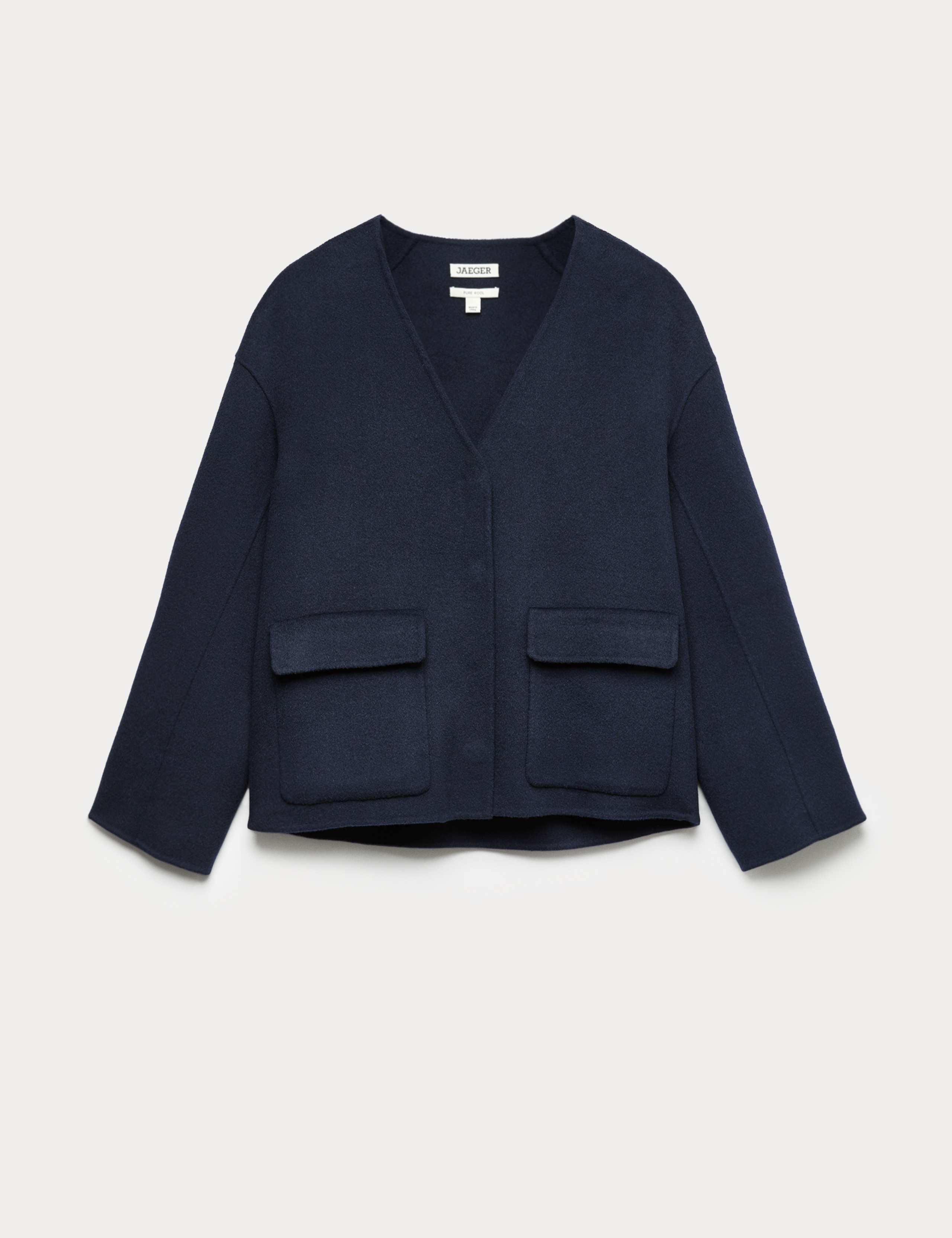 Pure Wool Double-Faced Short Jacket