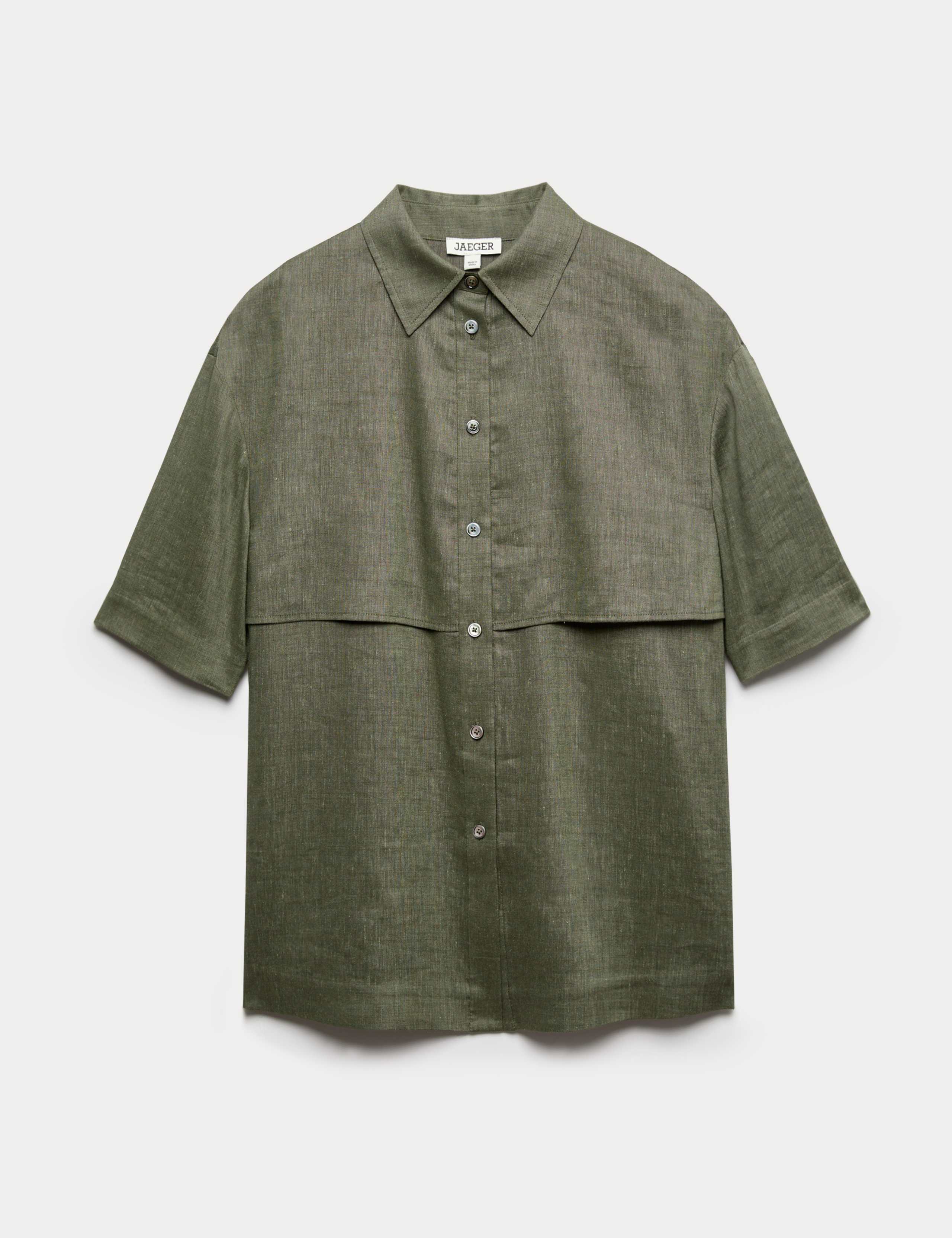 Linen Blend Relaxed Utility Shirt & Trouser Set 3 of 6
