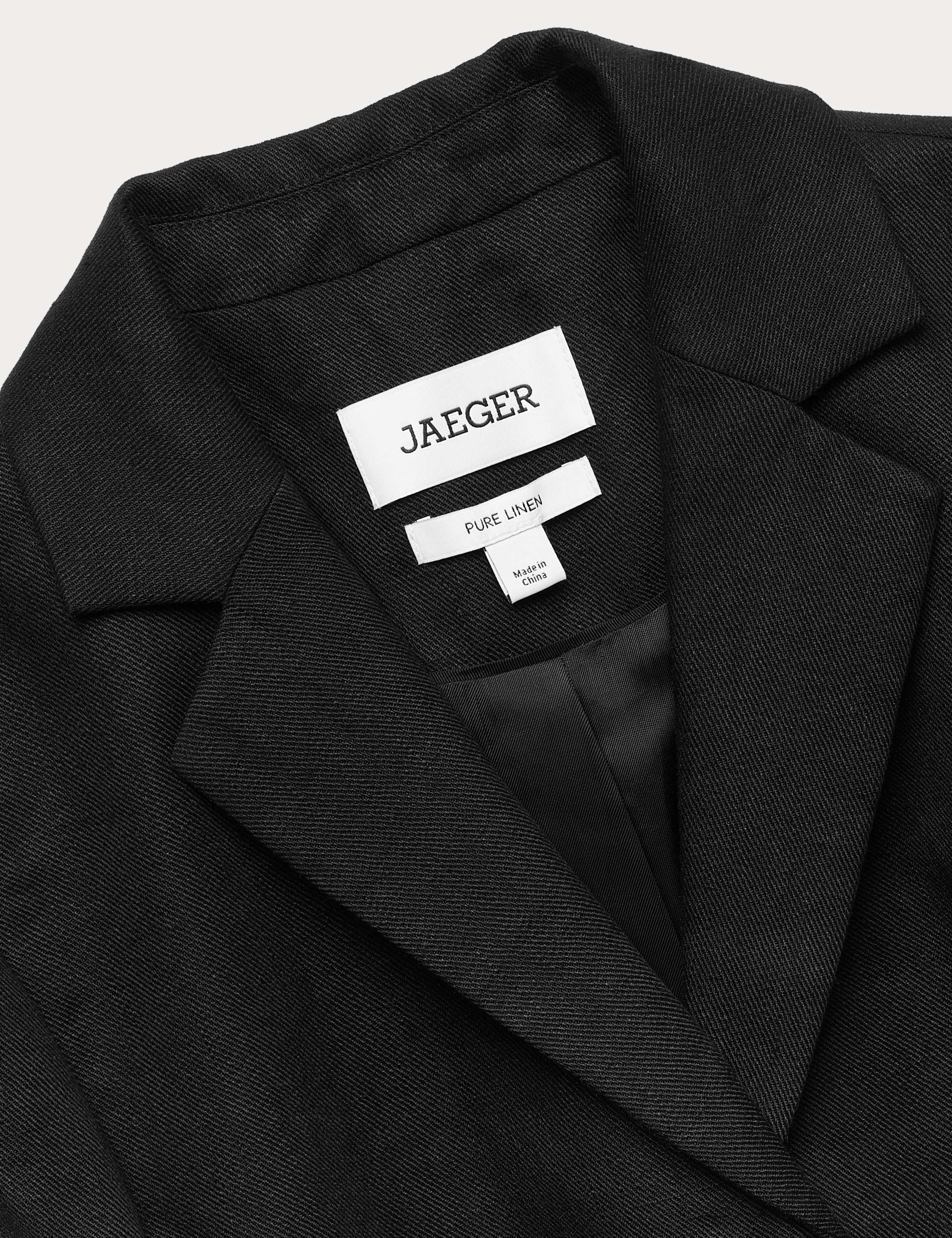 Pure Linen Short Tailored Jacket & Trouser Set 5 of 6