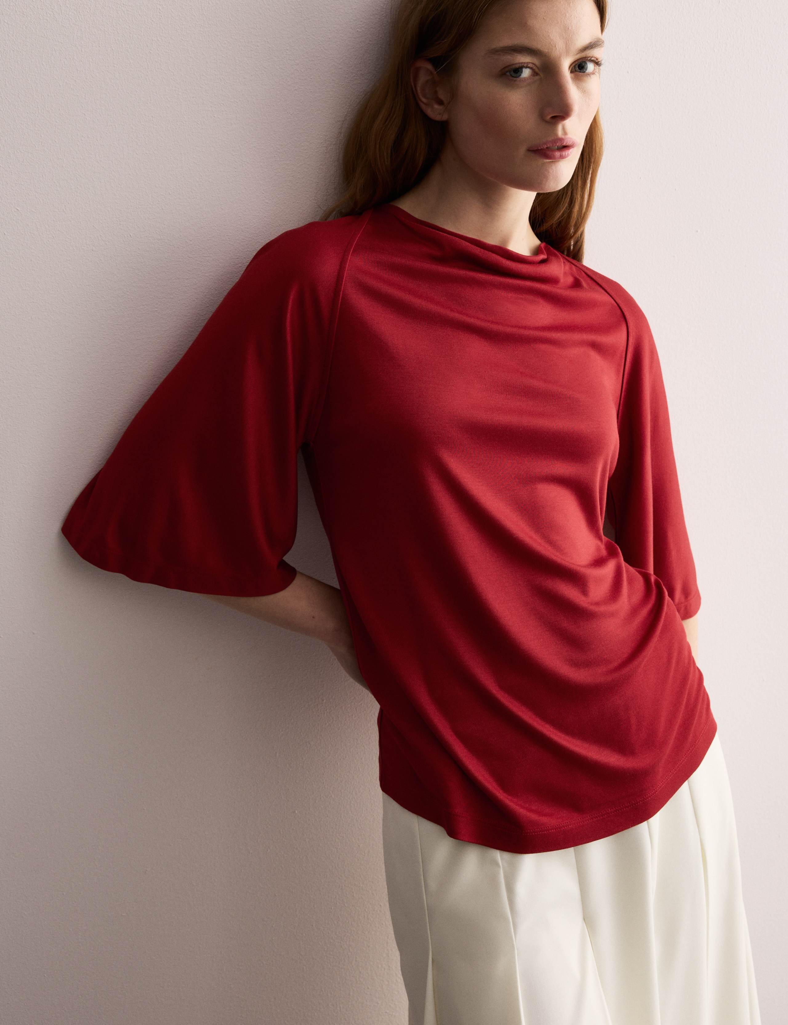 Jersey Draped Top