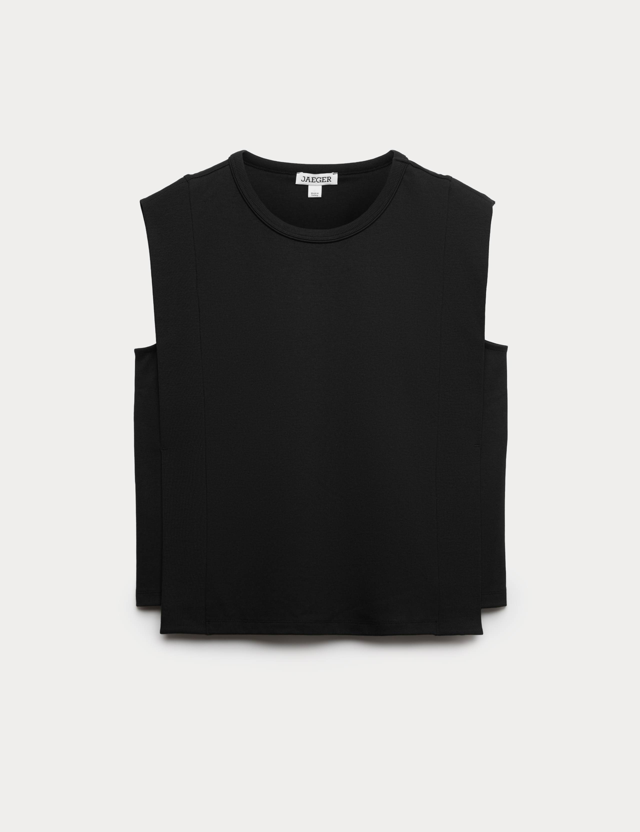 Cotton Modal Blend Ribbed Tank Top