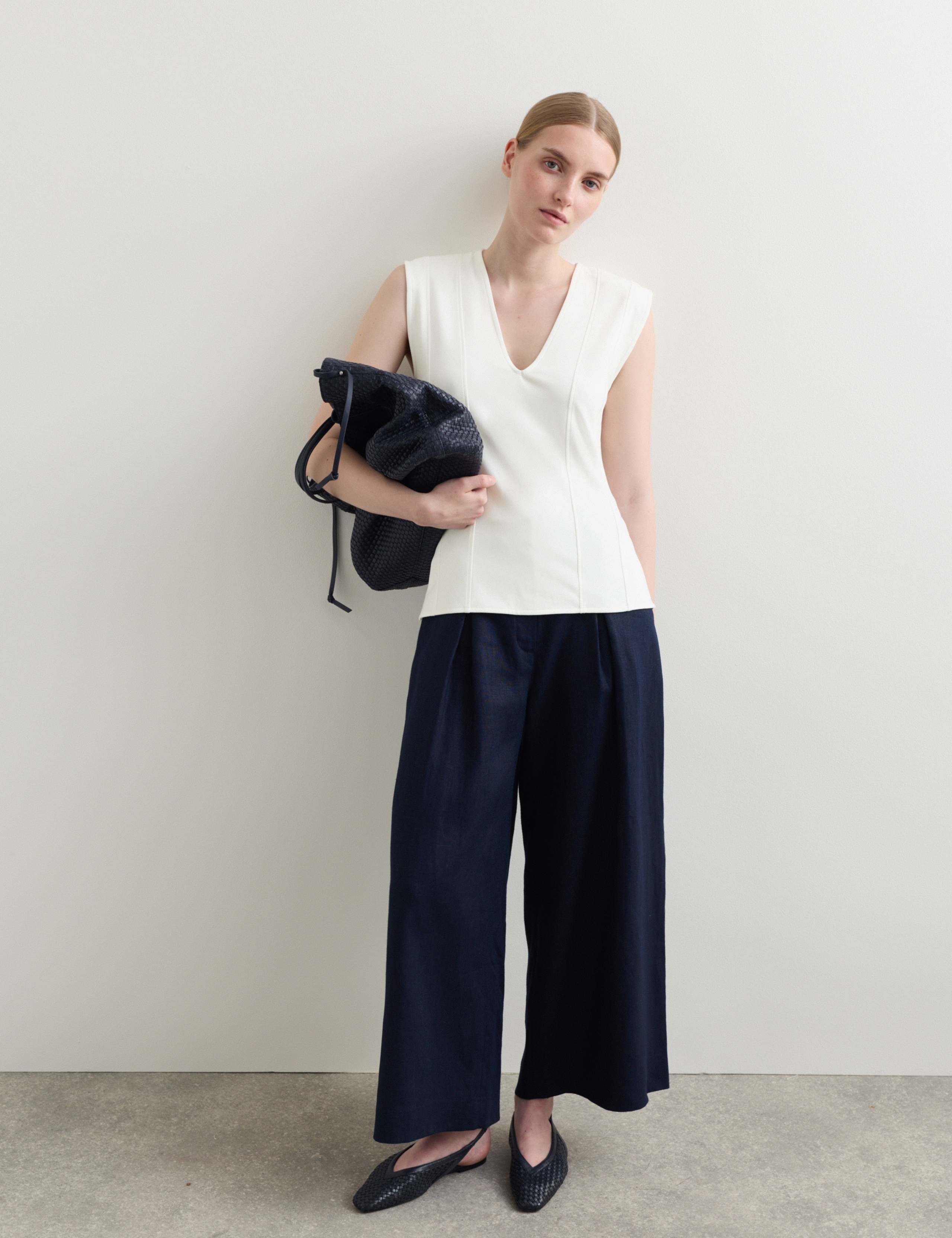 Jersey V-Neck Vest Top