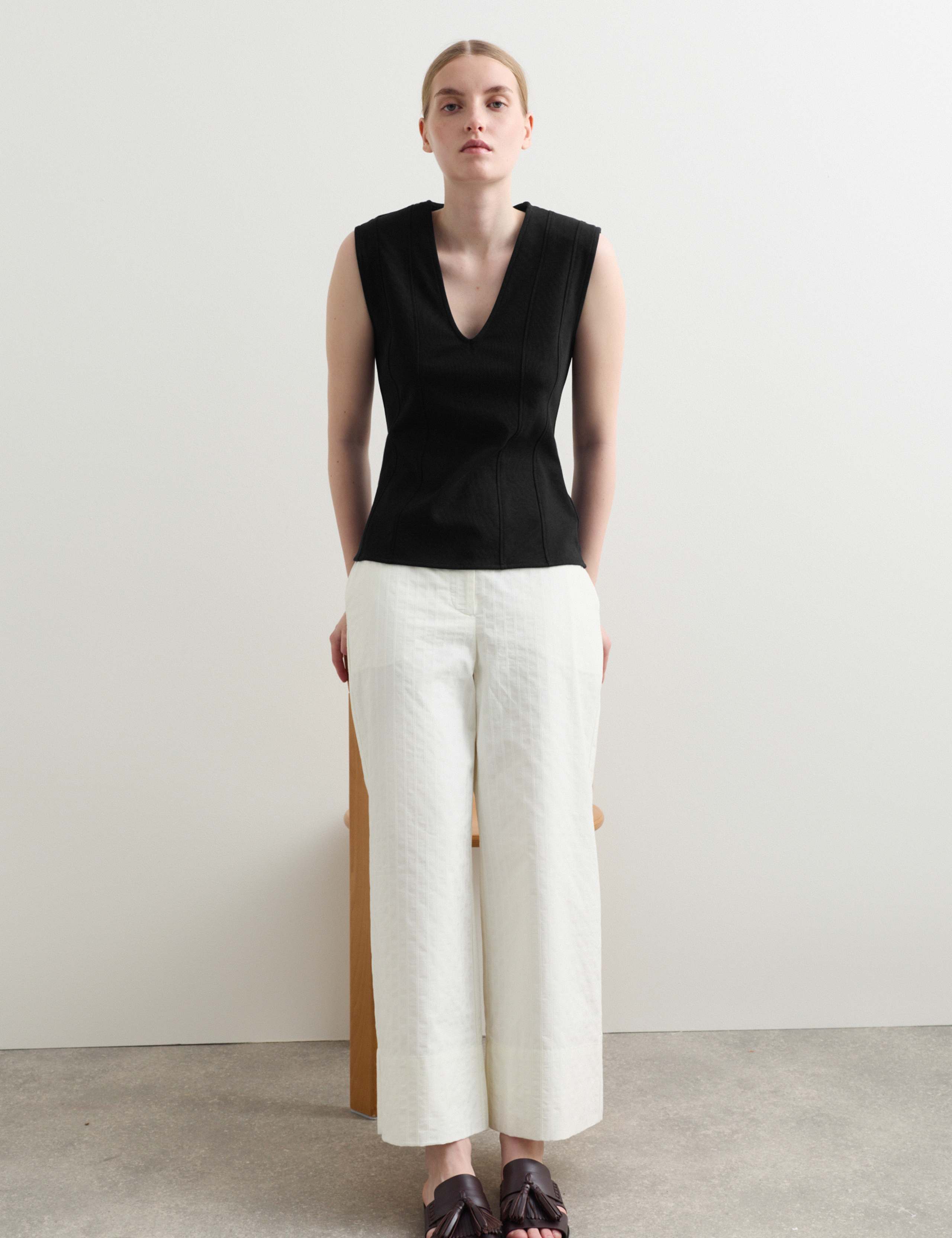 Jersey V-Neck Vest Top