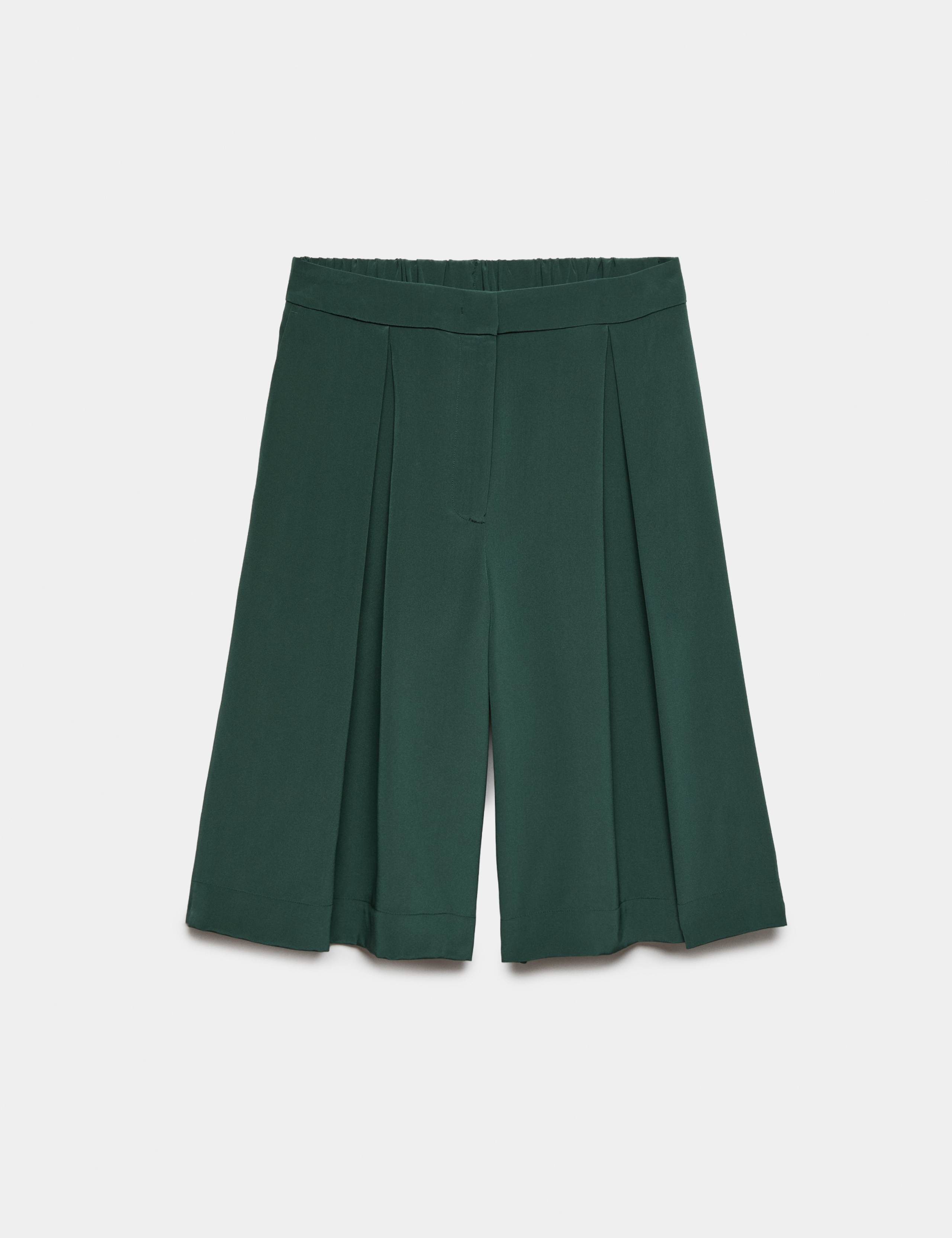 Pure Silk Knee Length Shorts
