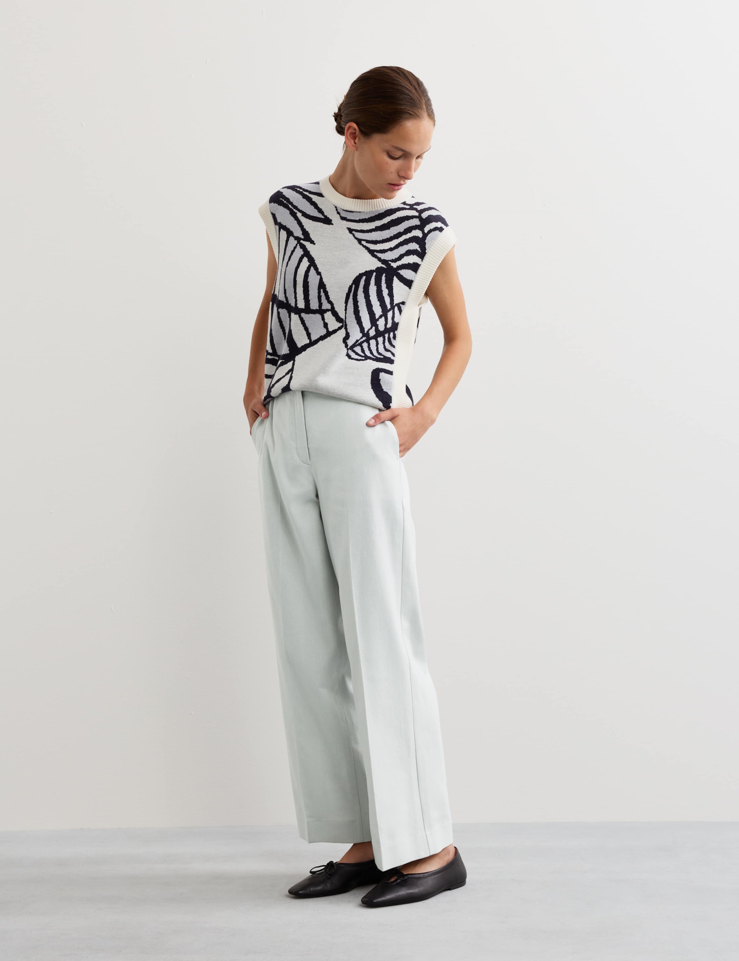 Denim Look Smart Trouser