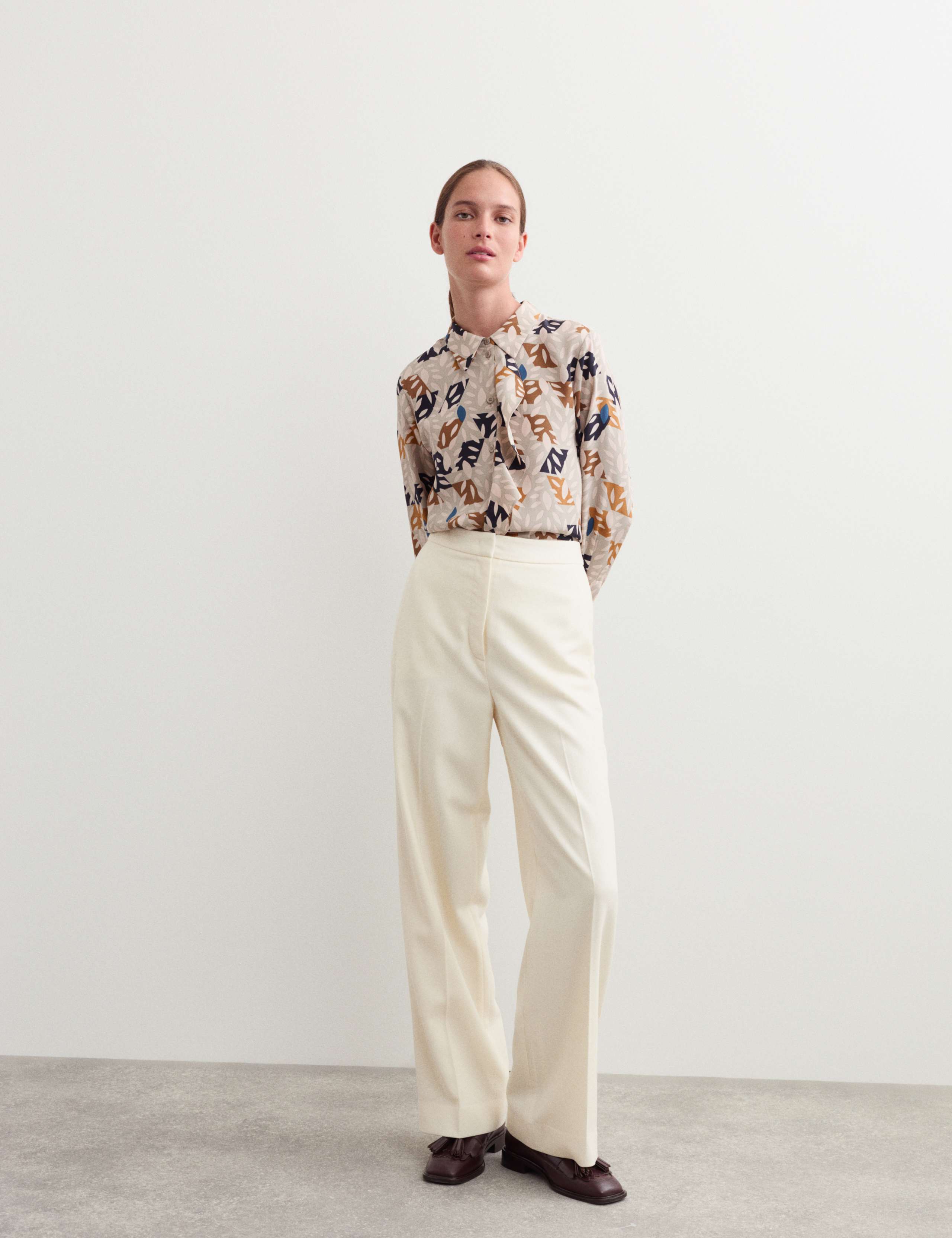 Pure Cool Crepe Wide Trousers