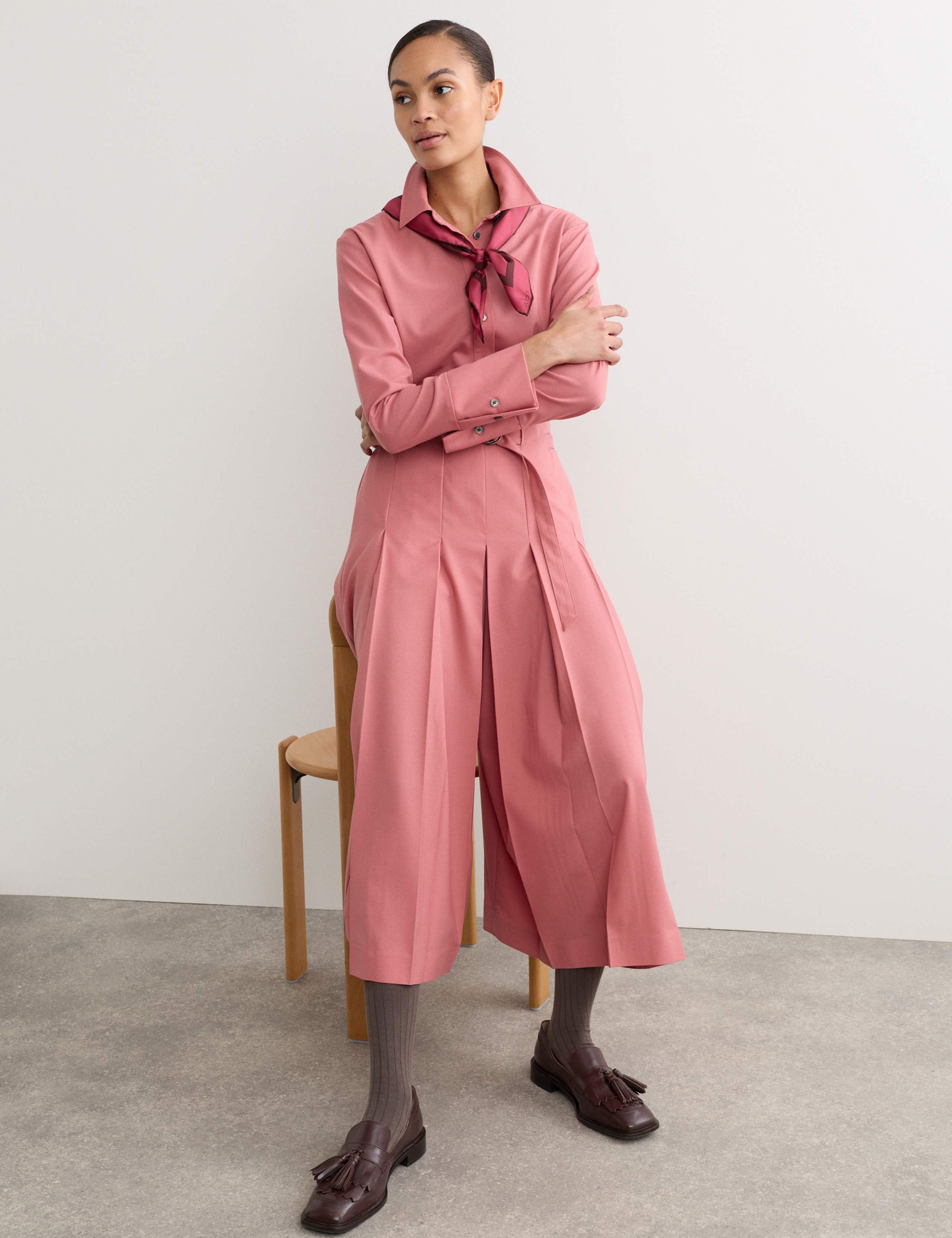 Wool Rich Shirt & Trouser Set 6 of 6