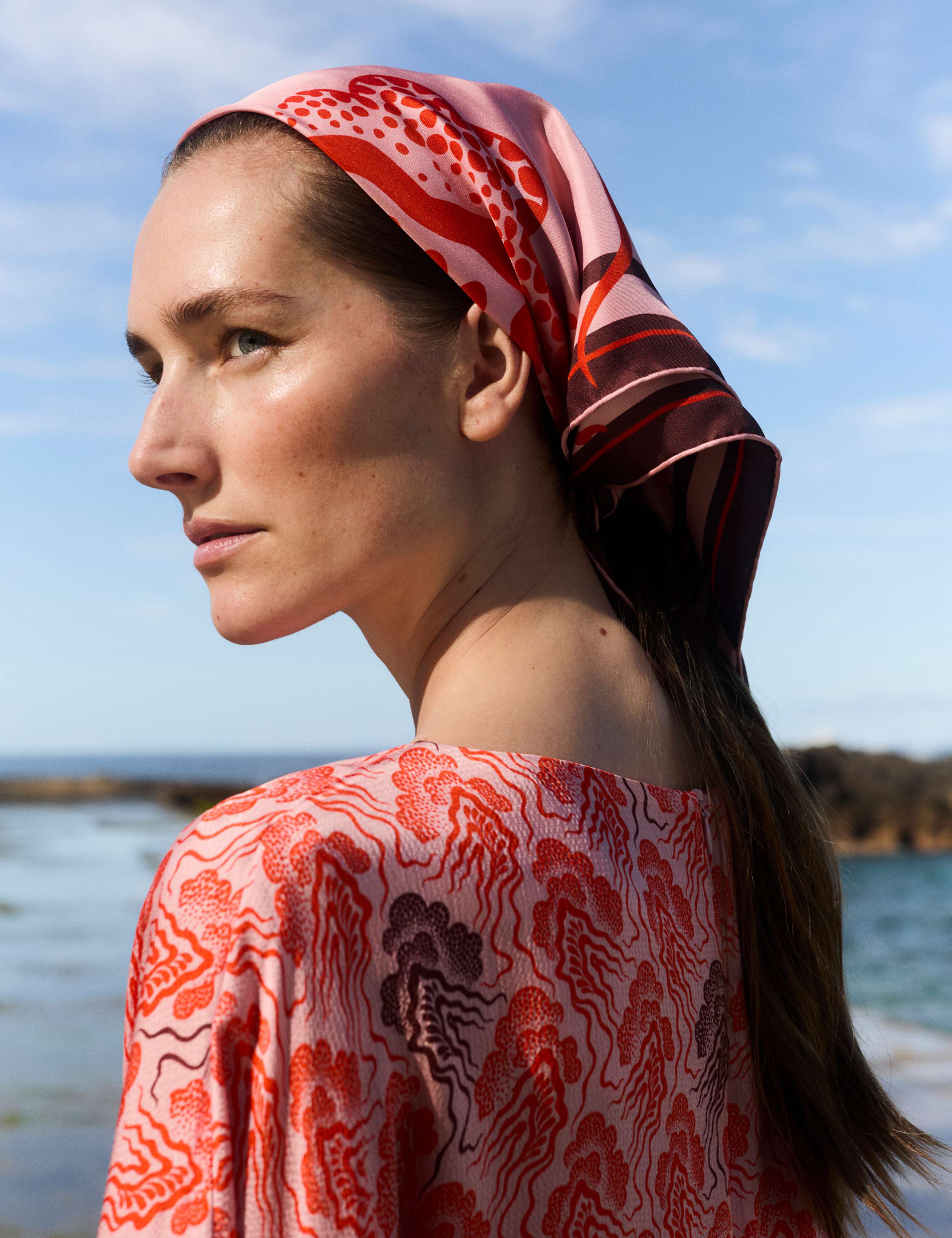 Pure Silk Woven Printed Square Scarf