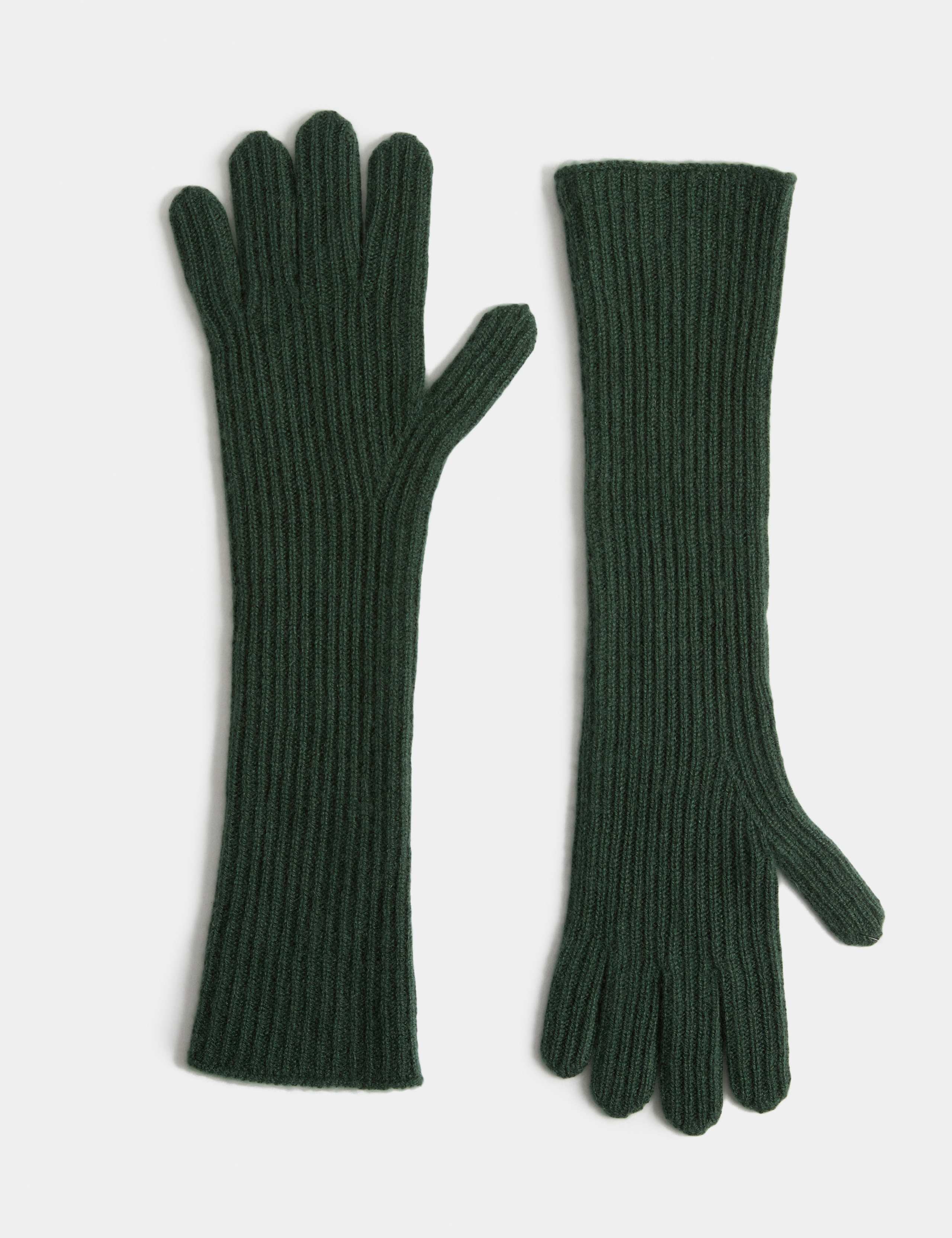 Knitted Stitch Detail Gloves