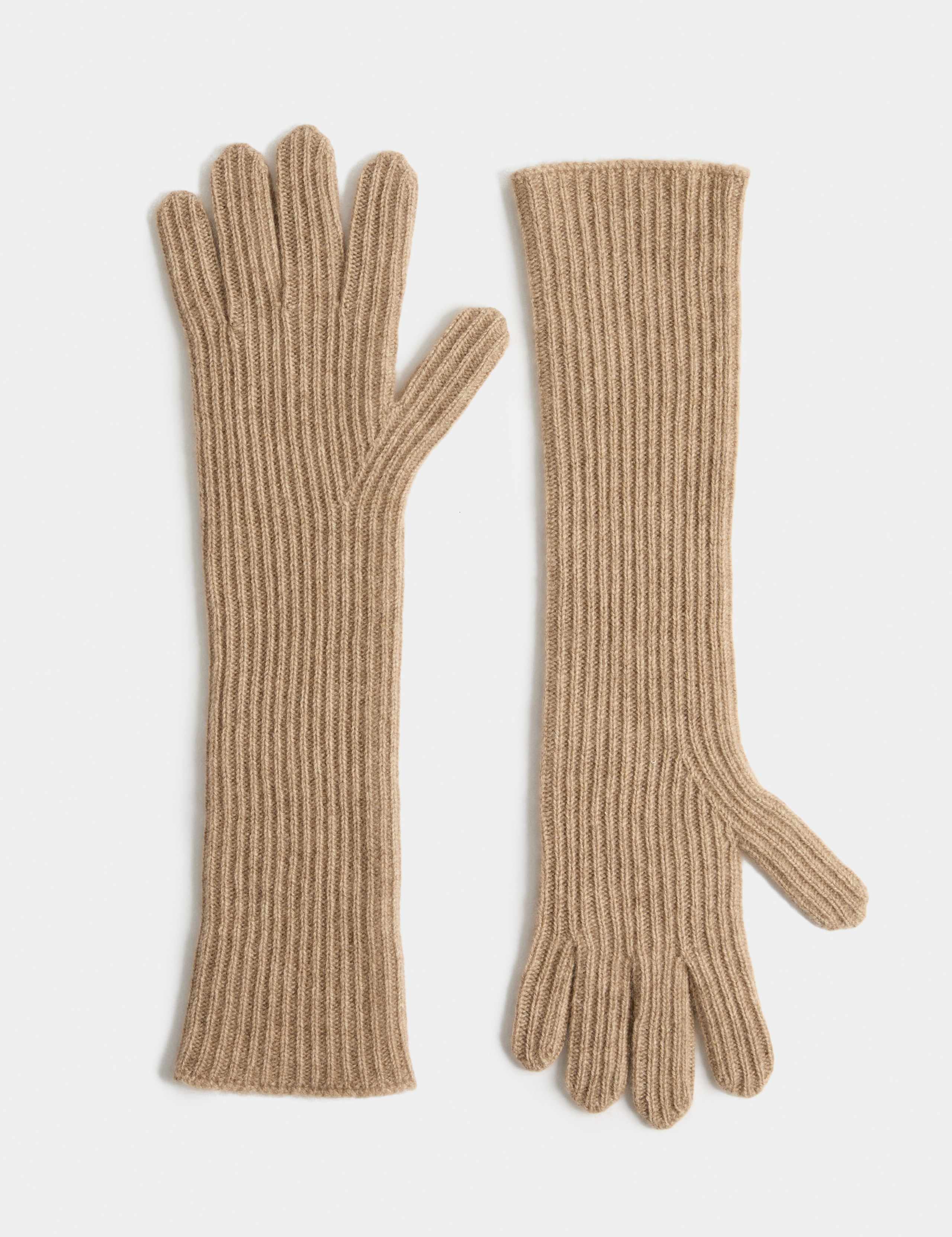 Knitted Stitch Detail Gloves