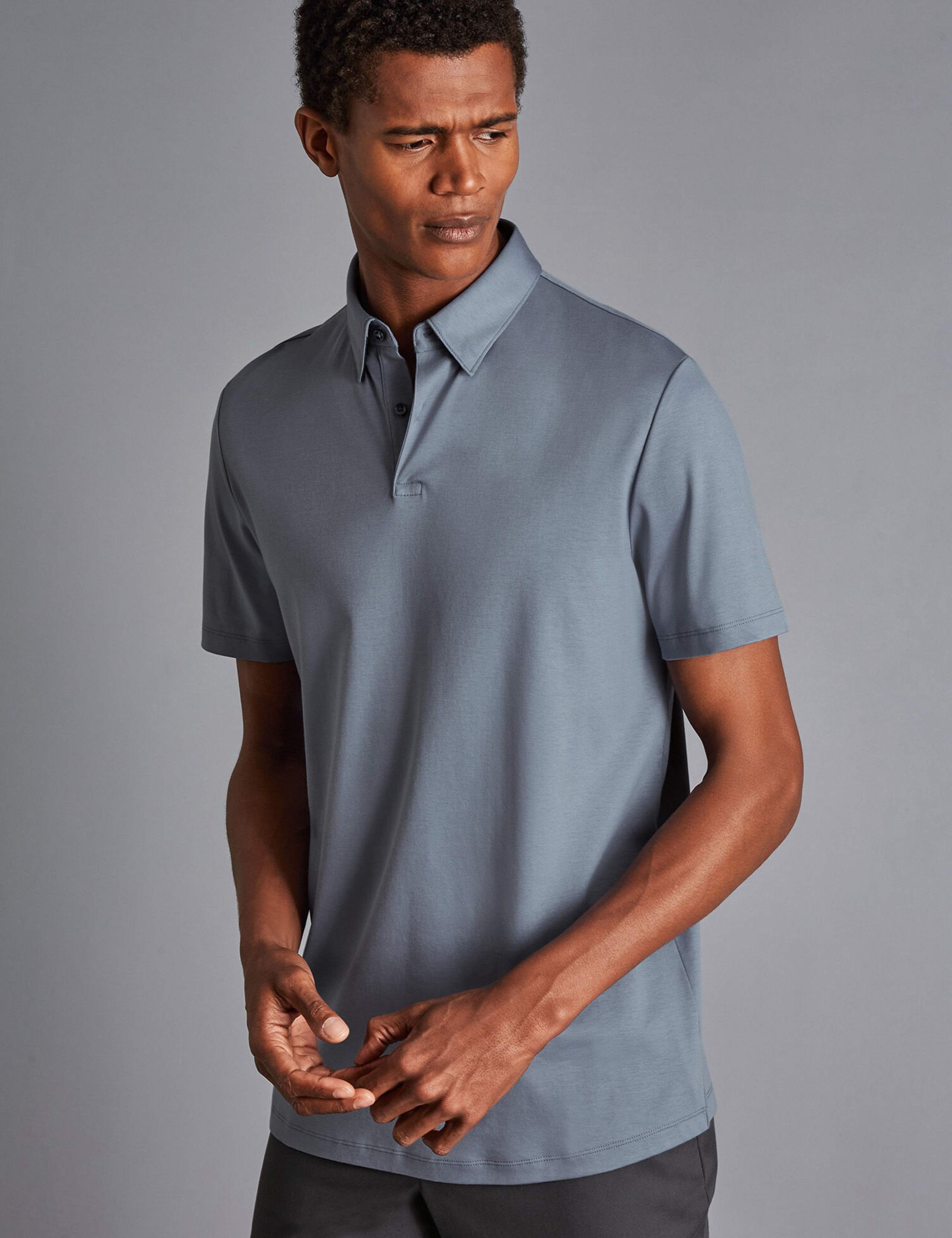 Pure Cotton Jersey Polo Shirt