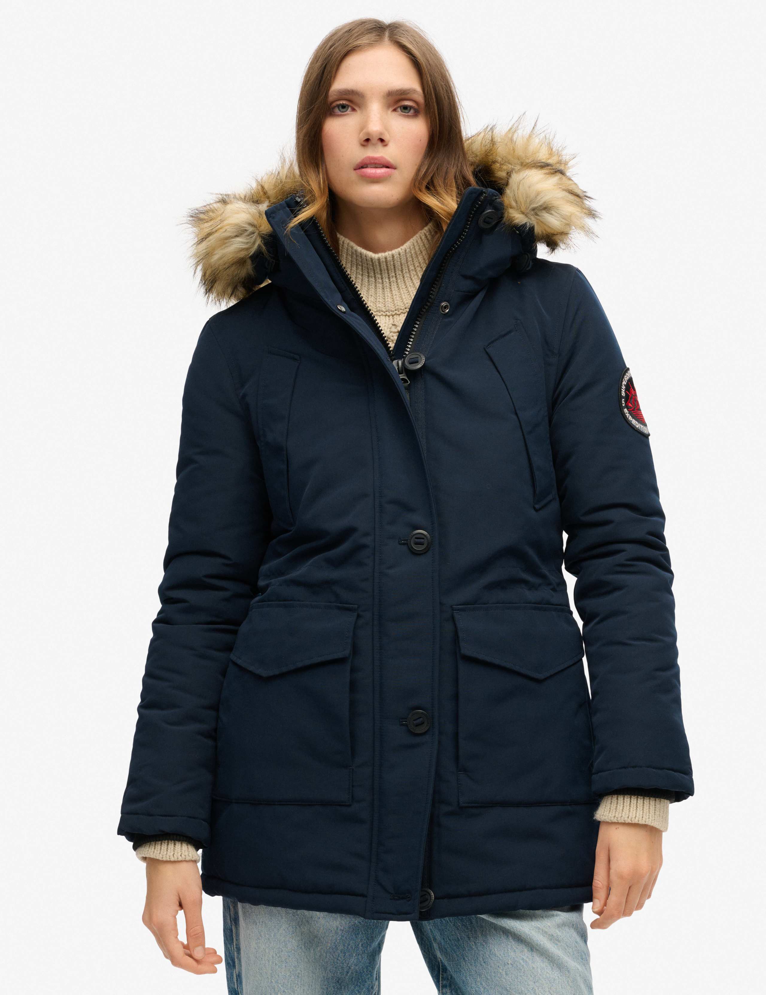 Hooded Parka Coat