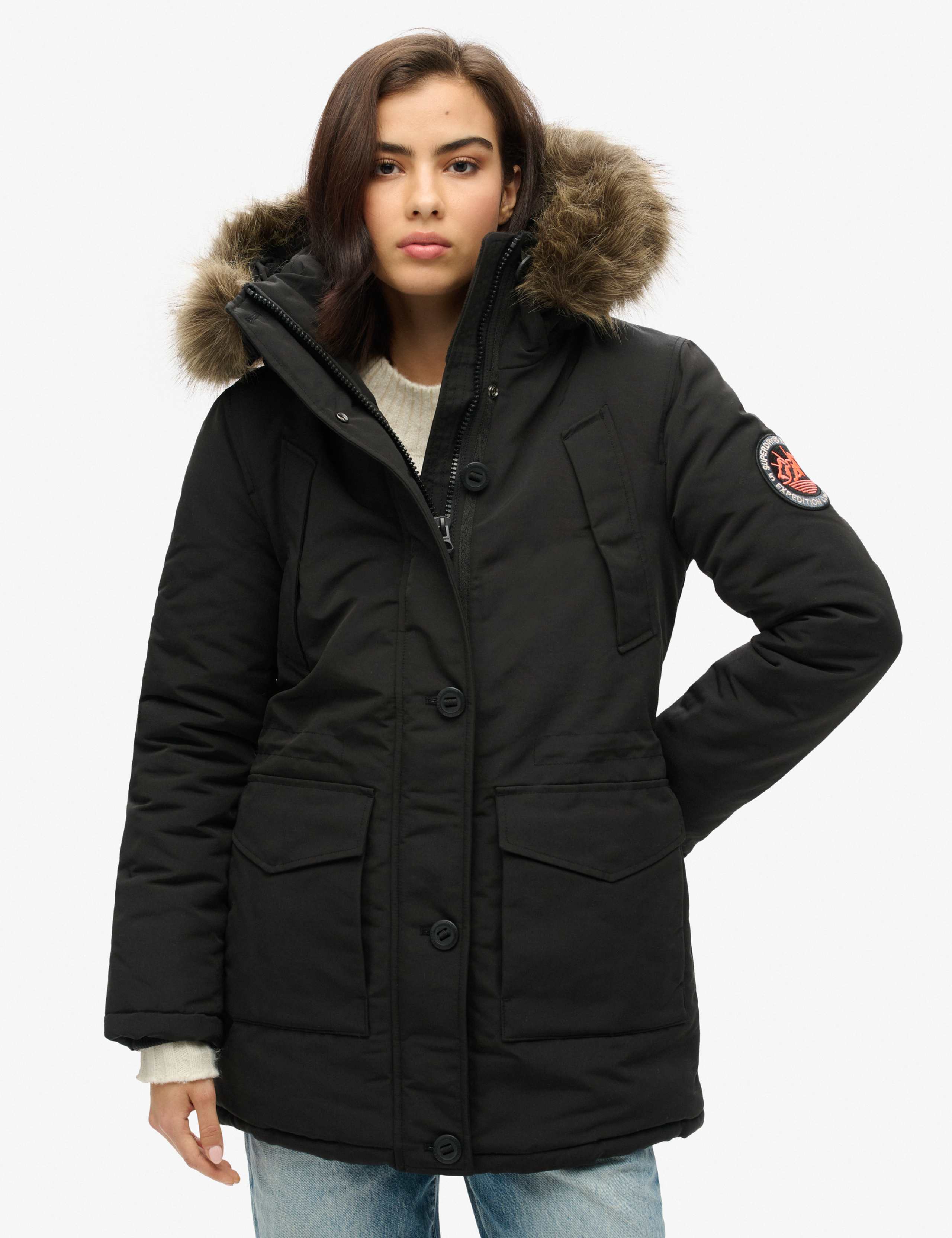 Hooded Parka Coat