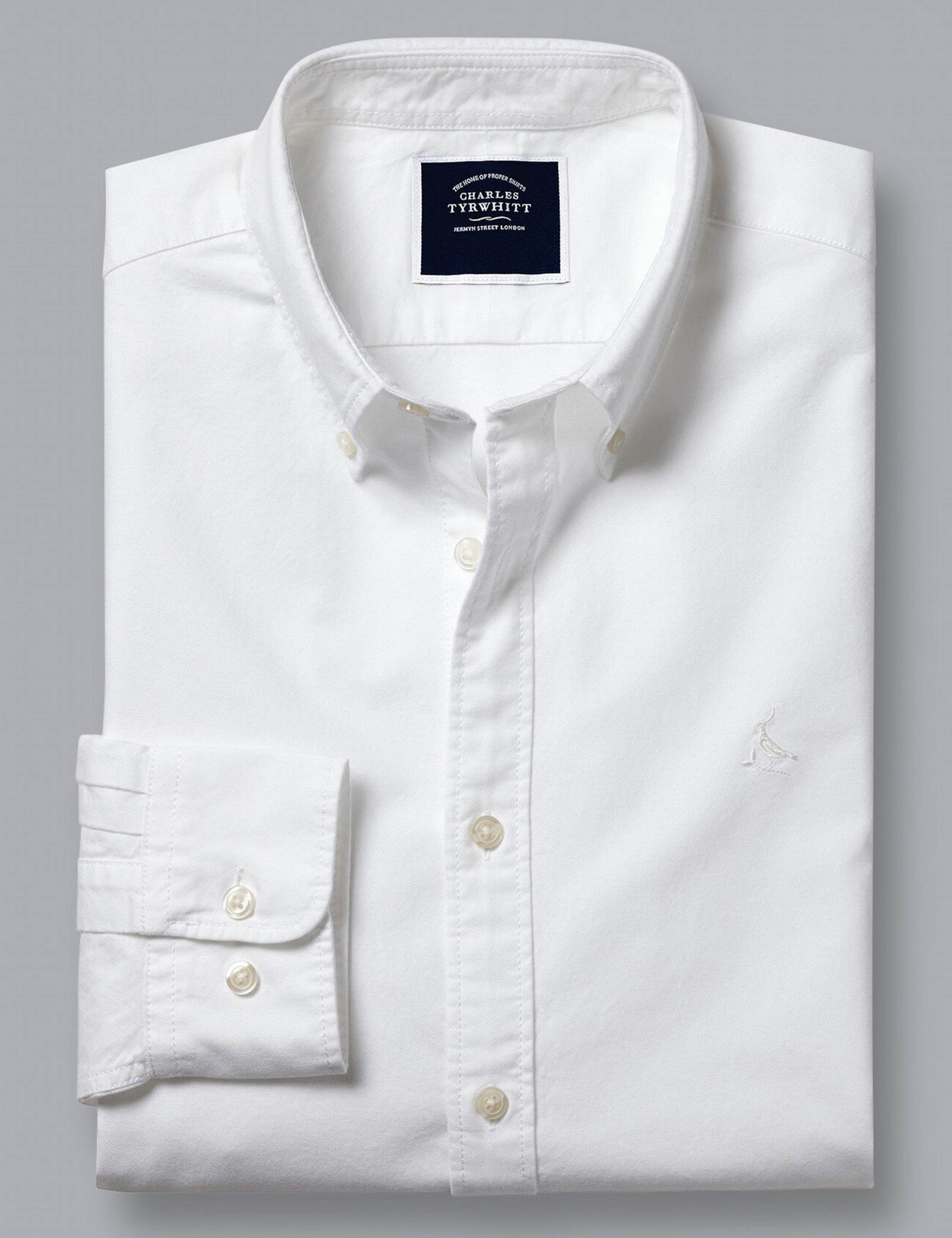 Slim Fit Pure Cotton Oxford Shirt