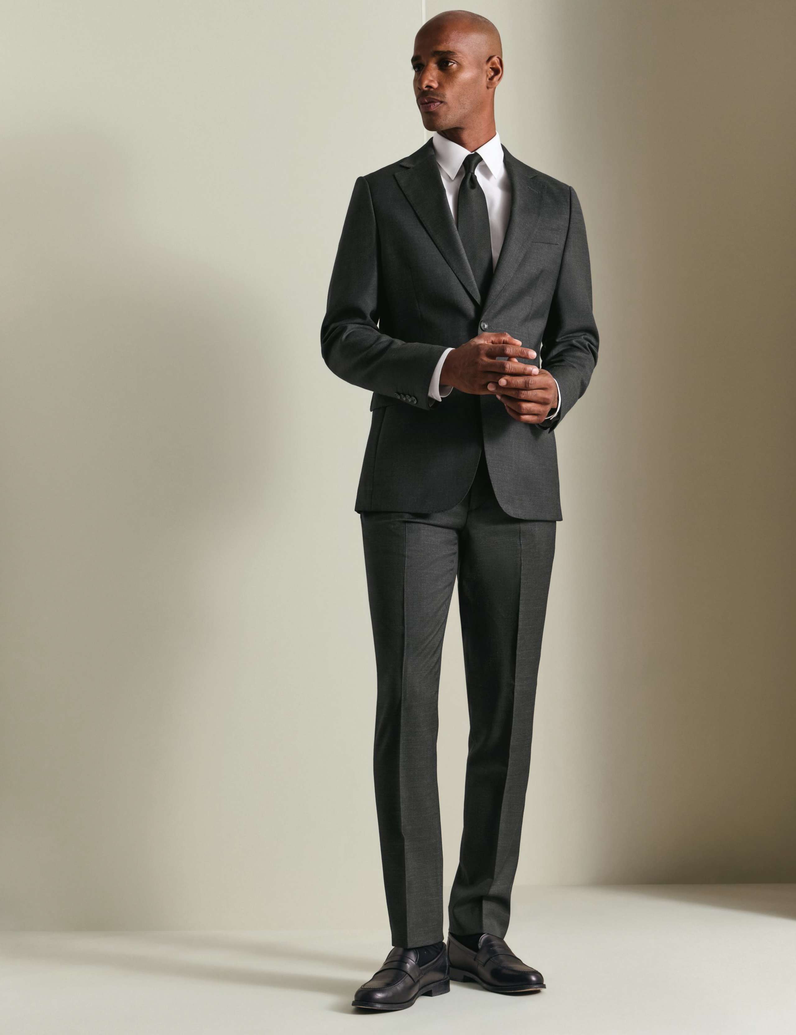 Slim Fit Pure Wool Twill Suit 2 of 5