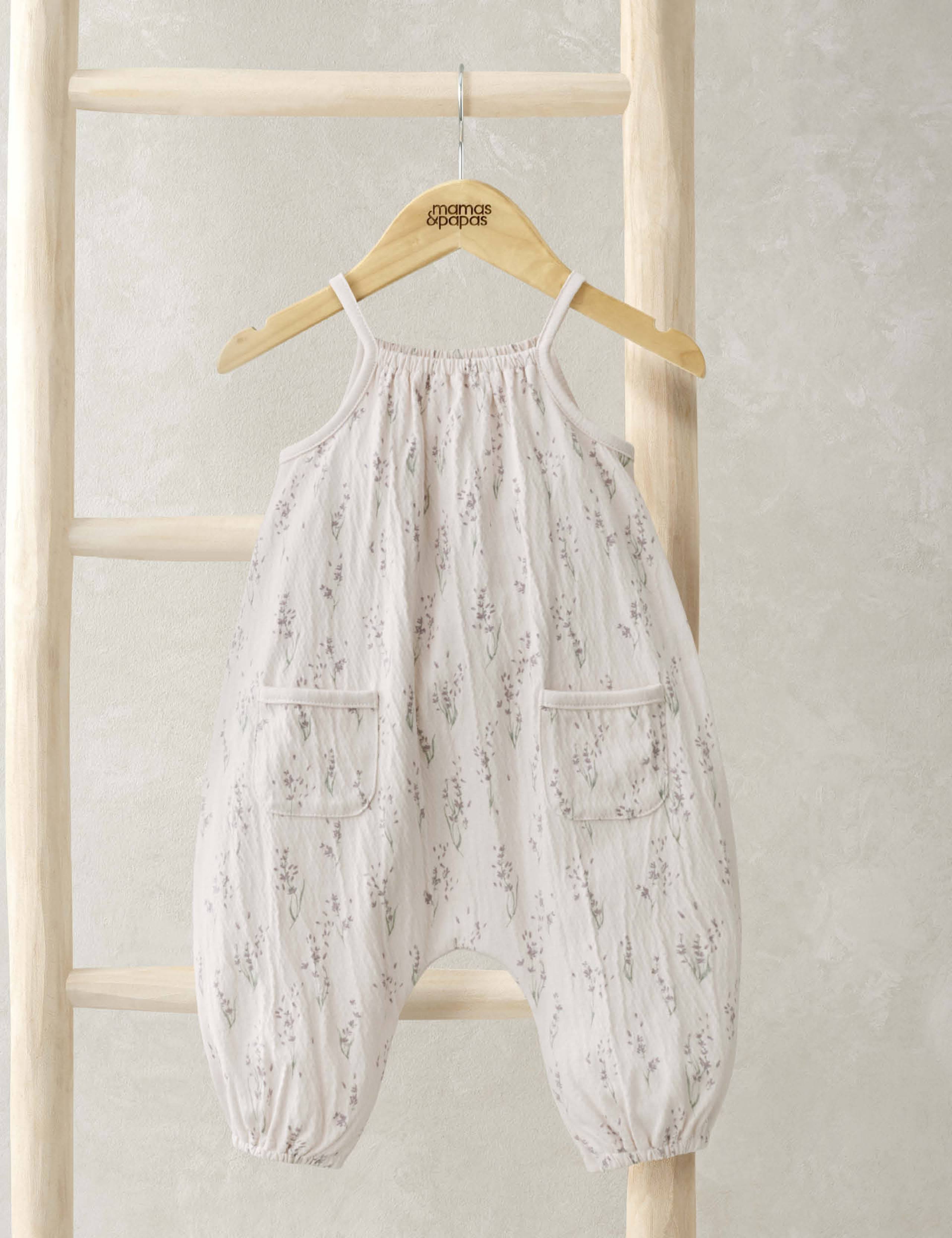 Cotton Rich Floral Romper (0-24 Mths)