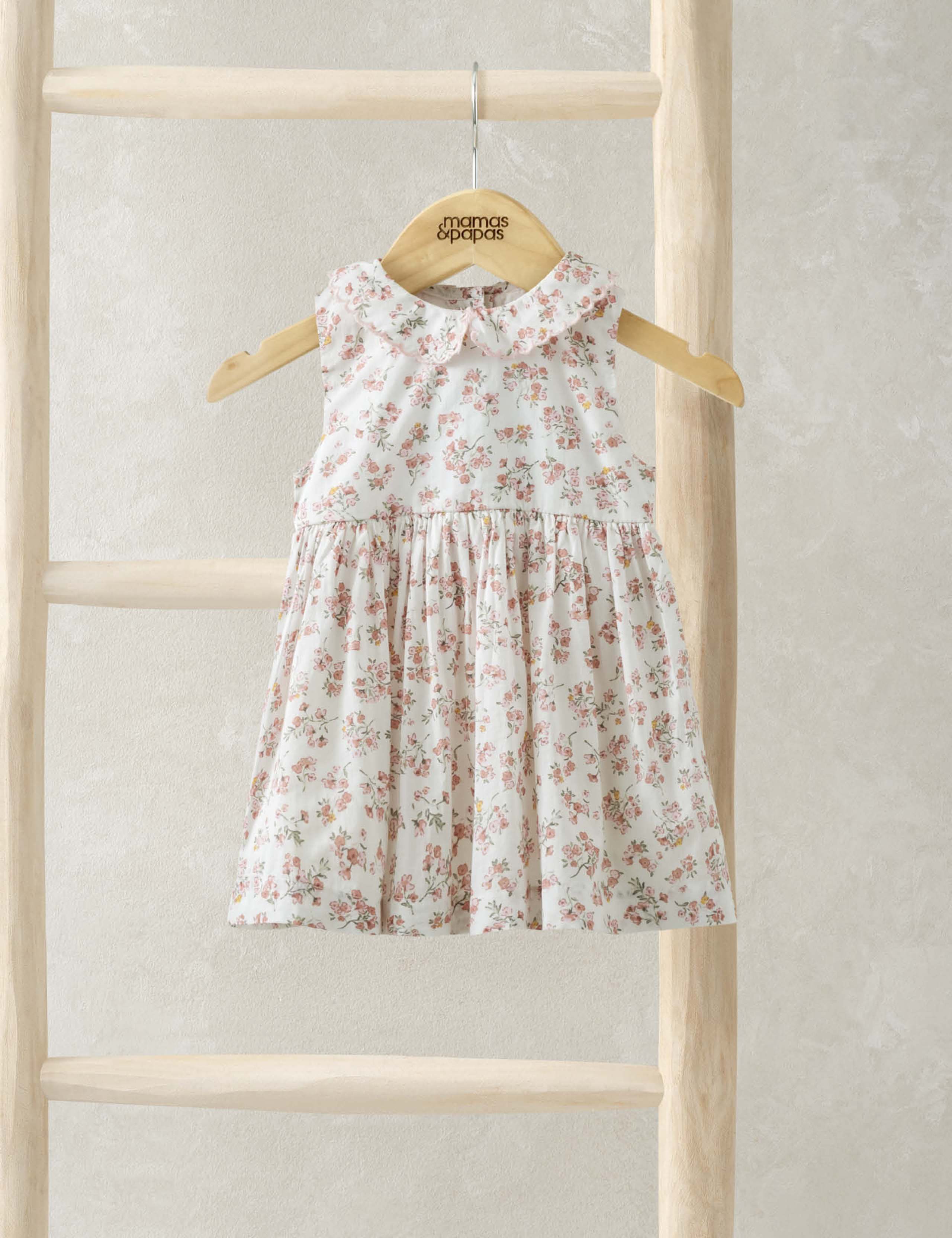 Pure Cotton Wildflower Dress (0-3 Yrs)