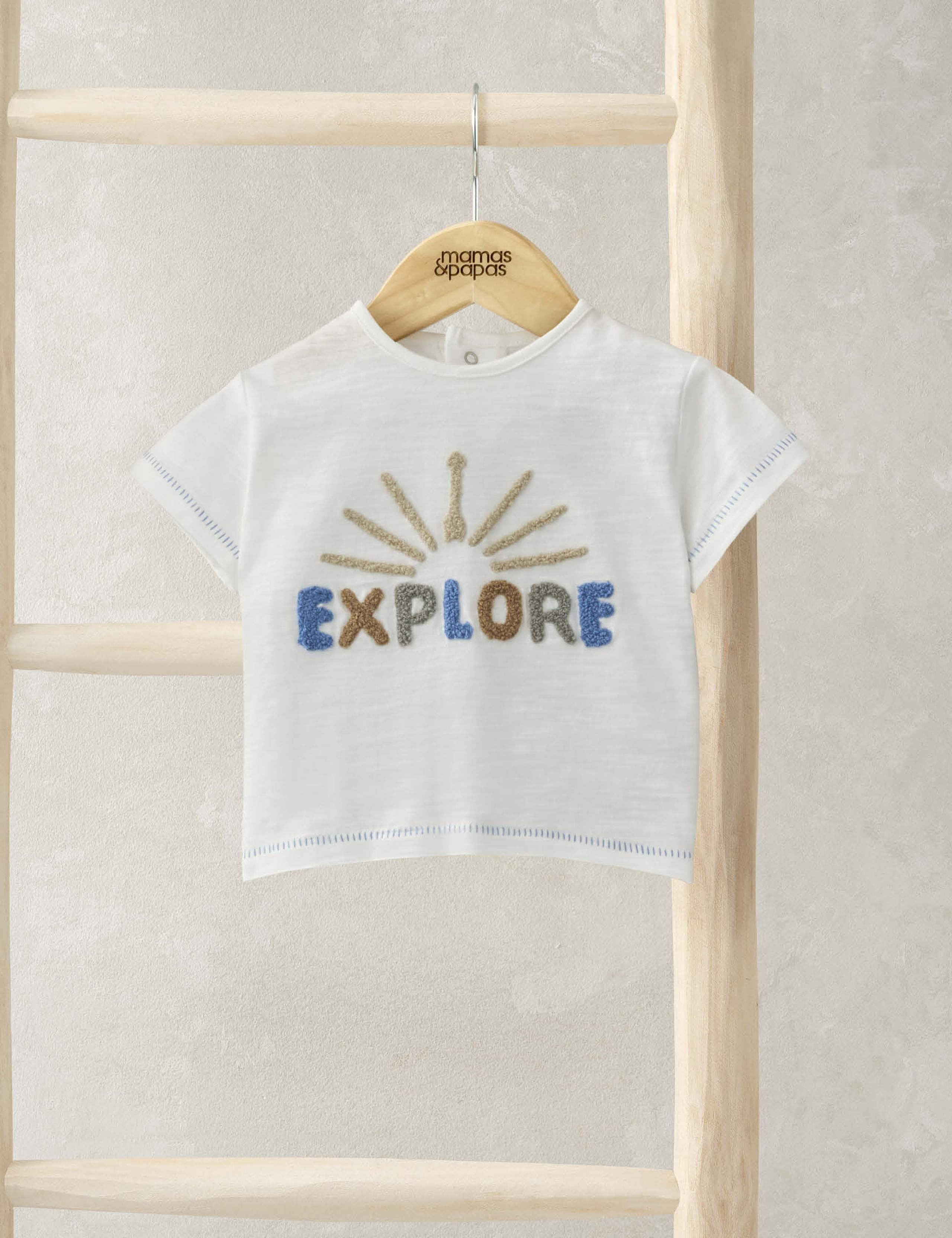 Pure Cotton Explore T-Shirt (0-3 Yrs)