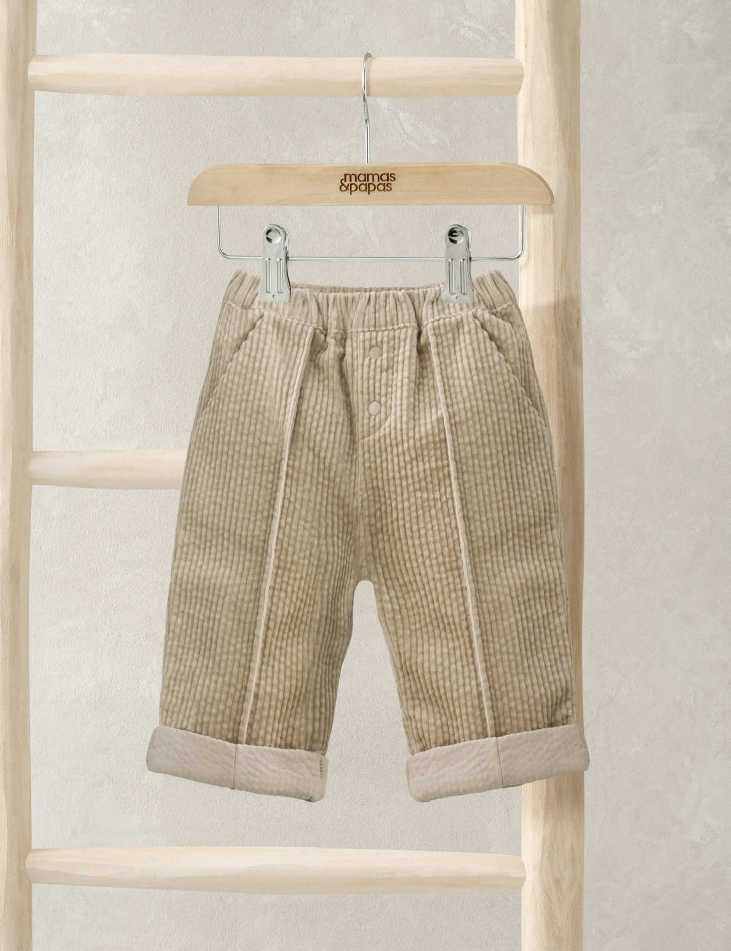 Cord Elasticated Waist Trousers (0-3 Yrs)