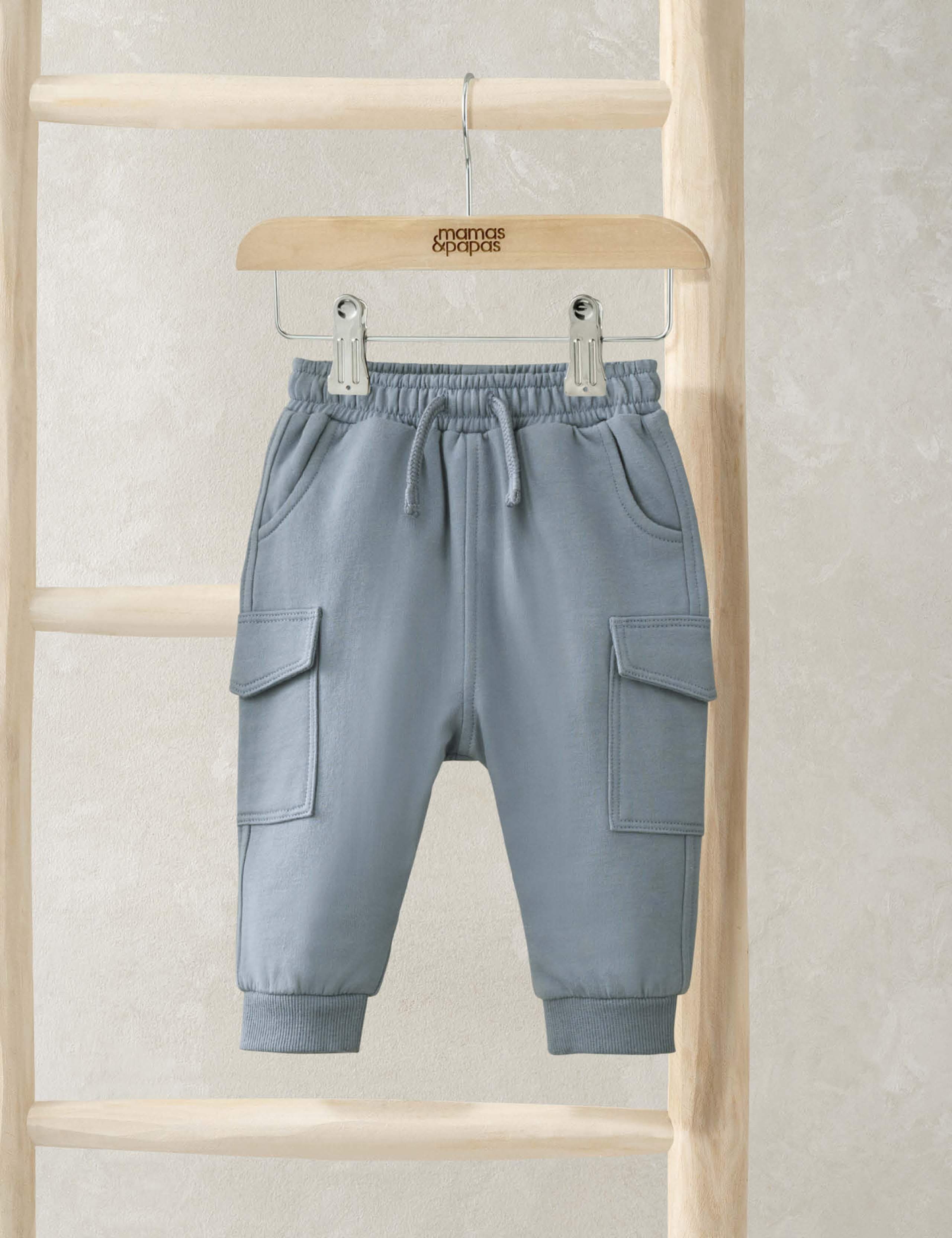 Pure Cotton Cargo Joggers (0 Mths-3 Yrs)