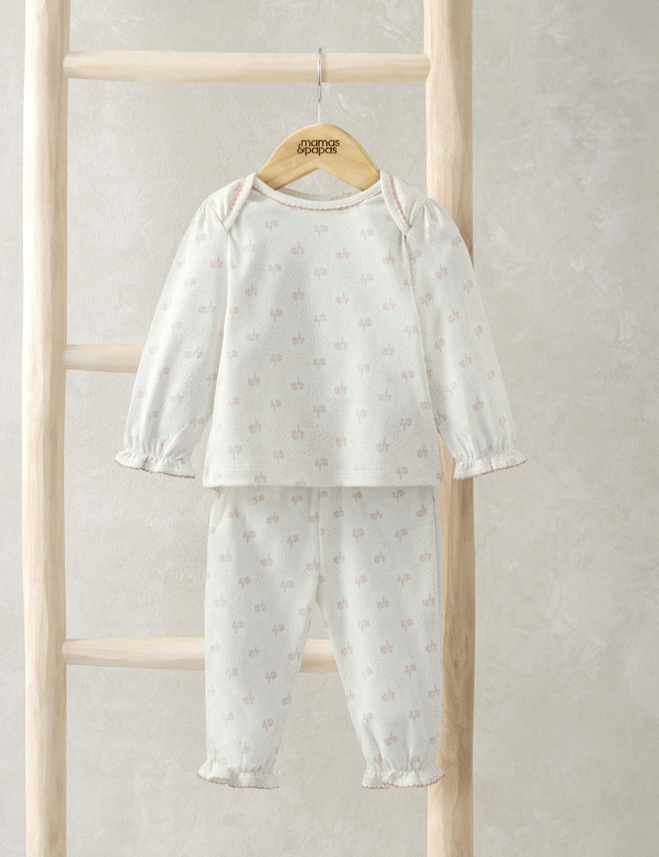 Pure Cotton Daisy Pyjamas (3-36 Mths)