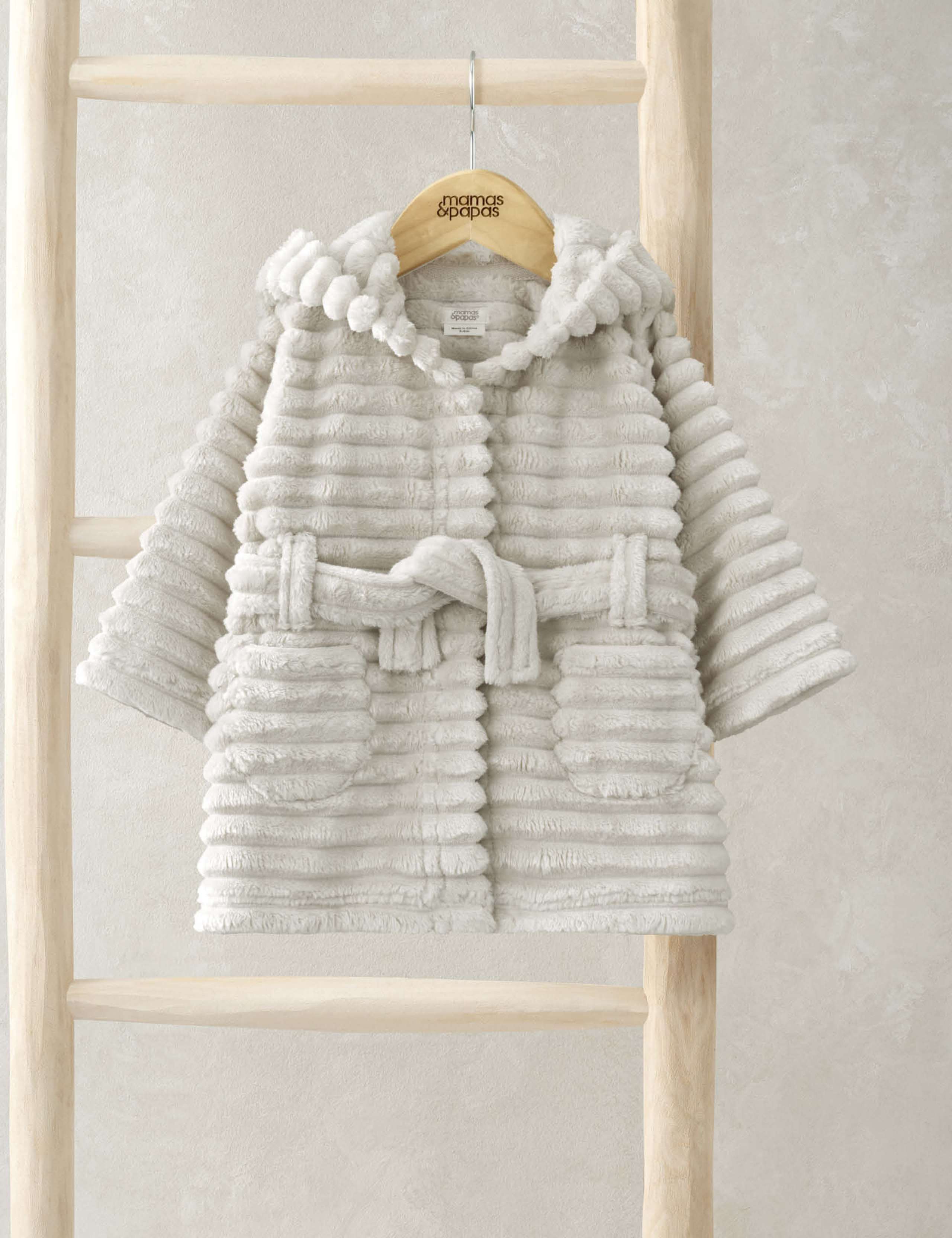 Faux Fur Bear Hooded Dressing Gown (3-36 Mths)