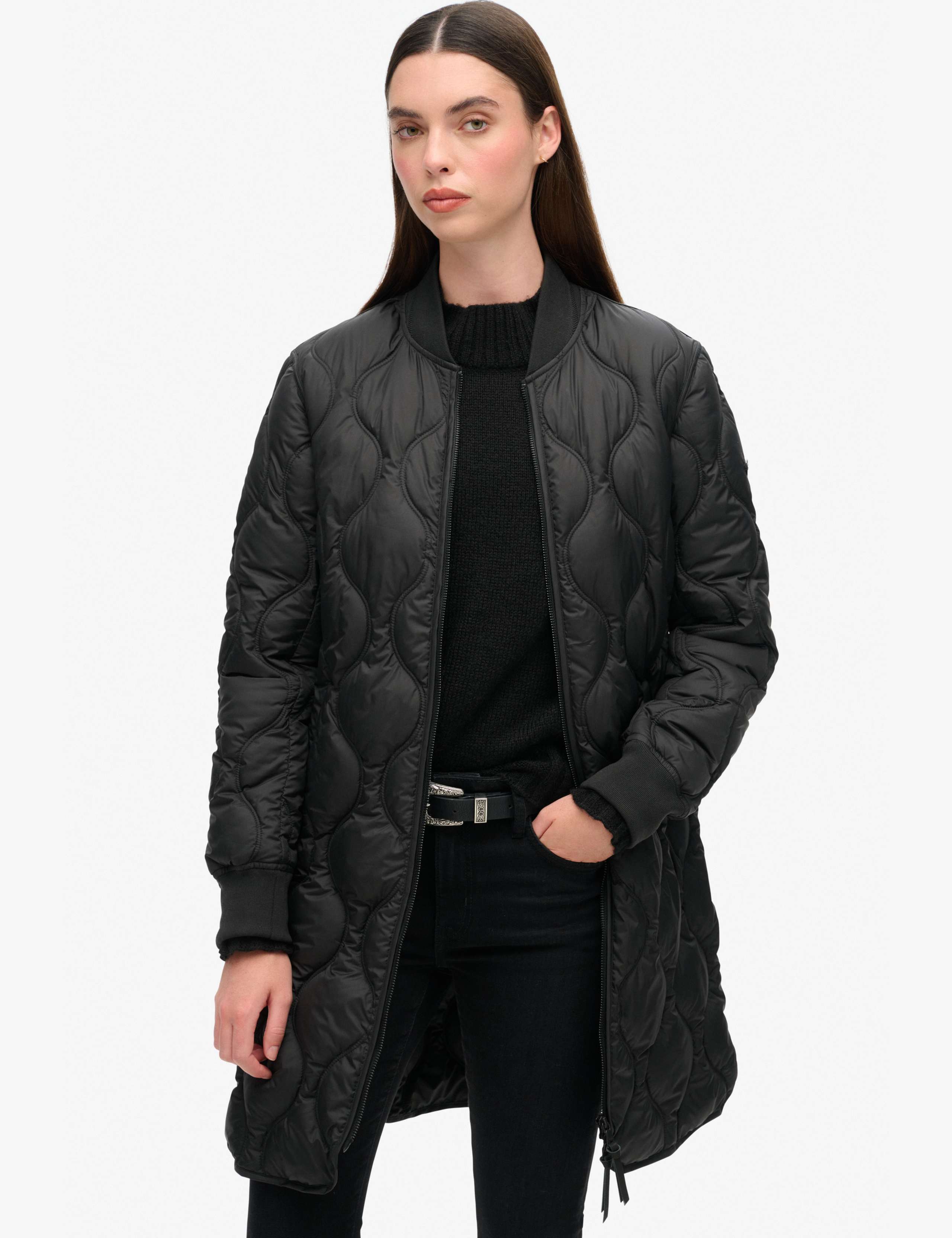 Quilted Lightweight Relaxed Coat