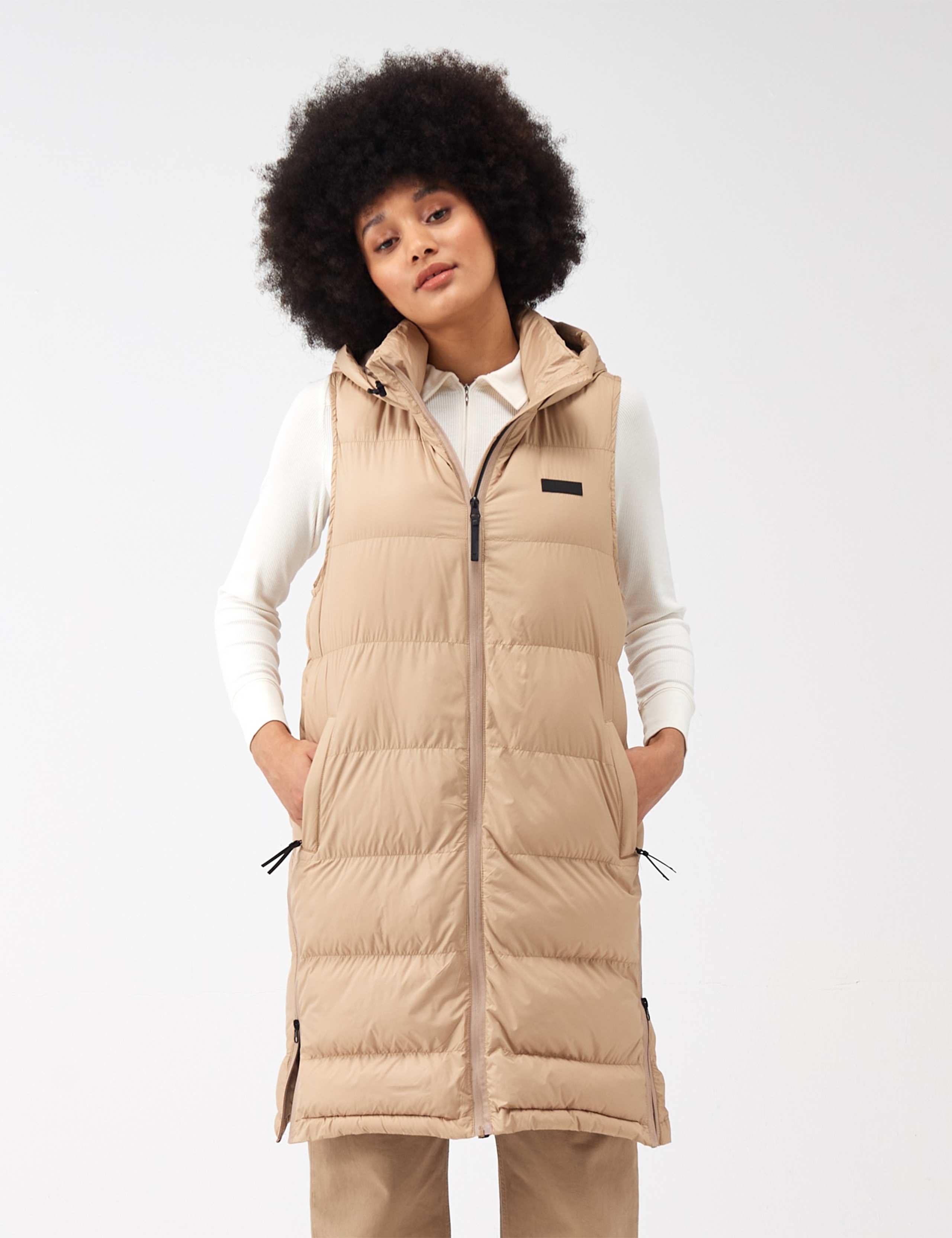 Ganella Water-Repellent Longline Gilet