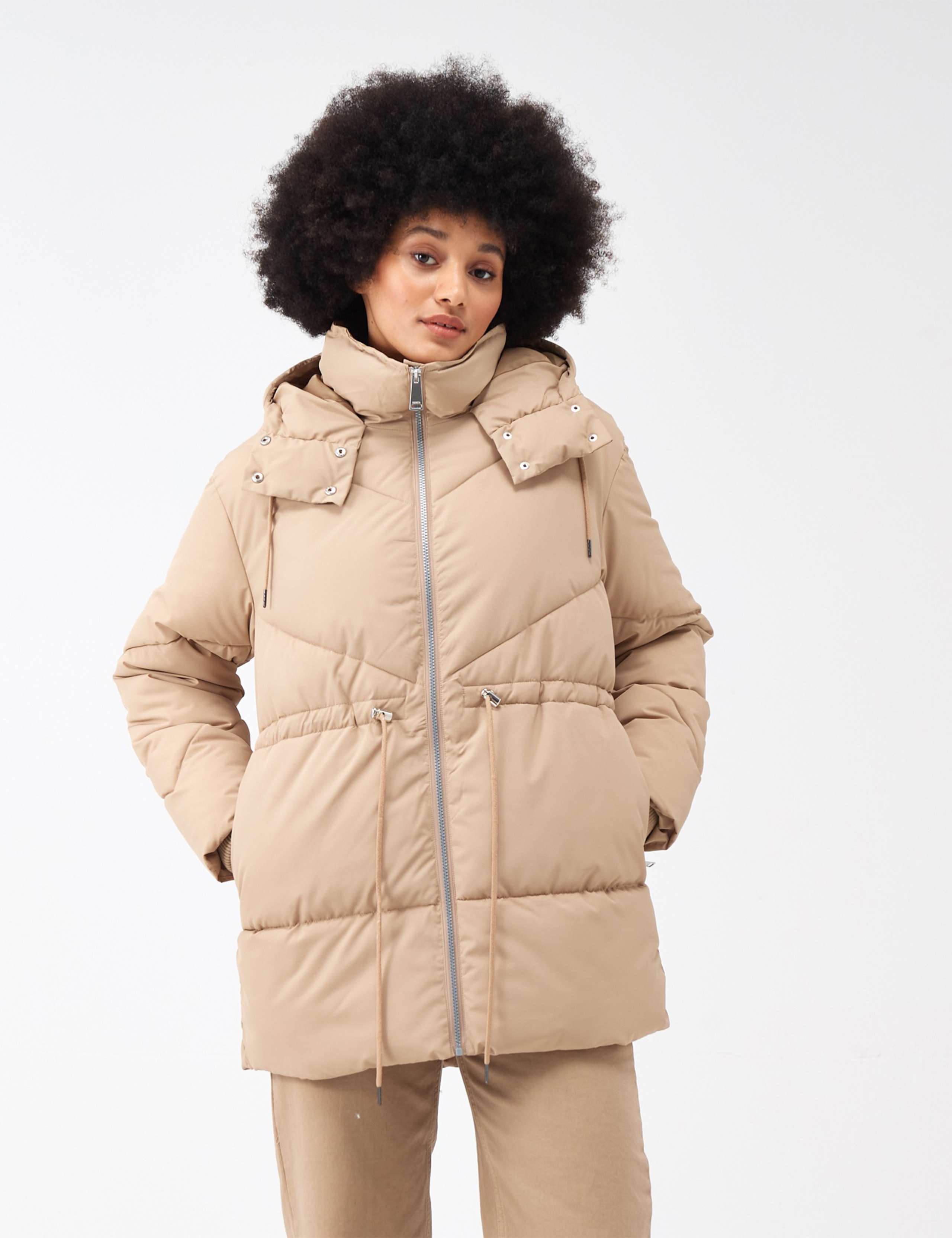 Rurie Water-Repellent Hooded Jacket