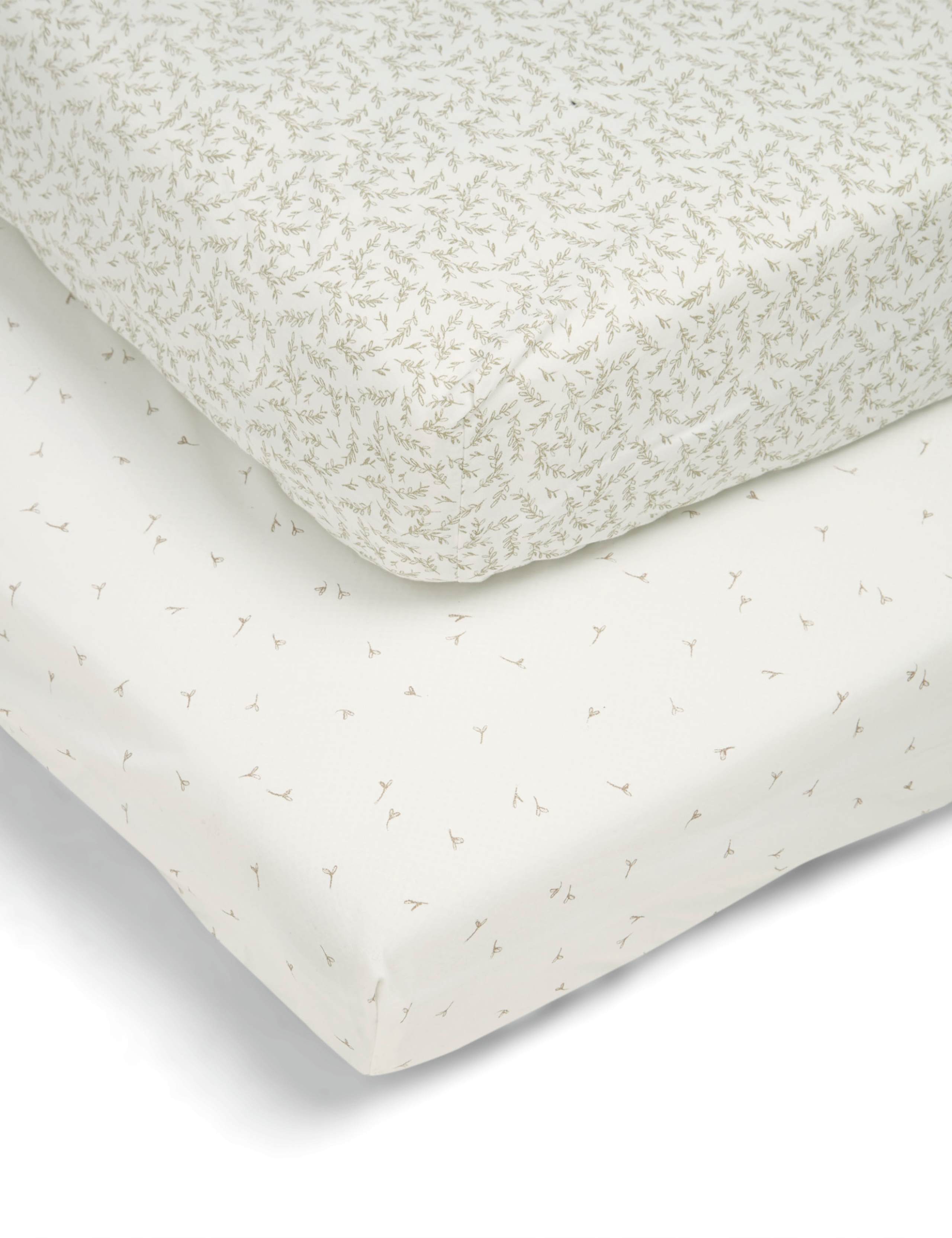 Welcome To The World Cotbed Fitted Sheet