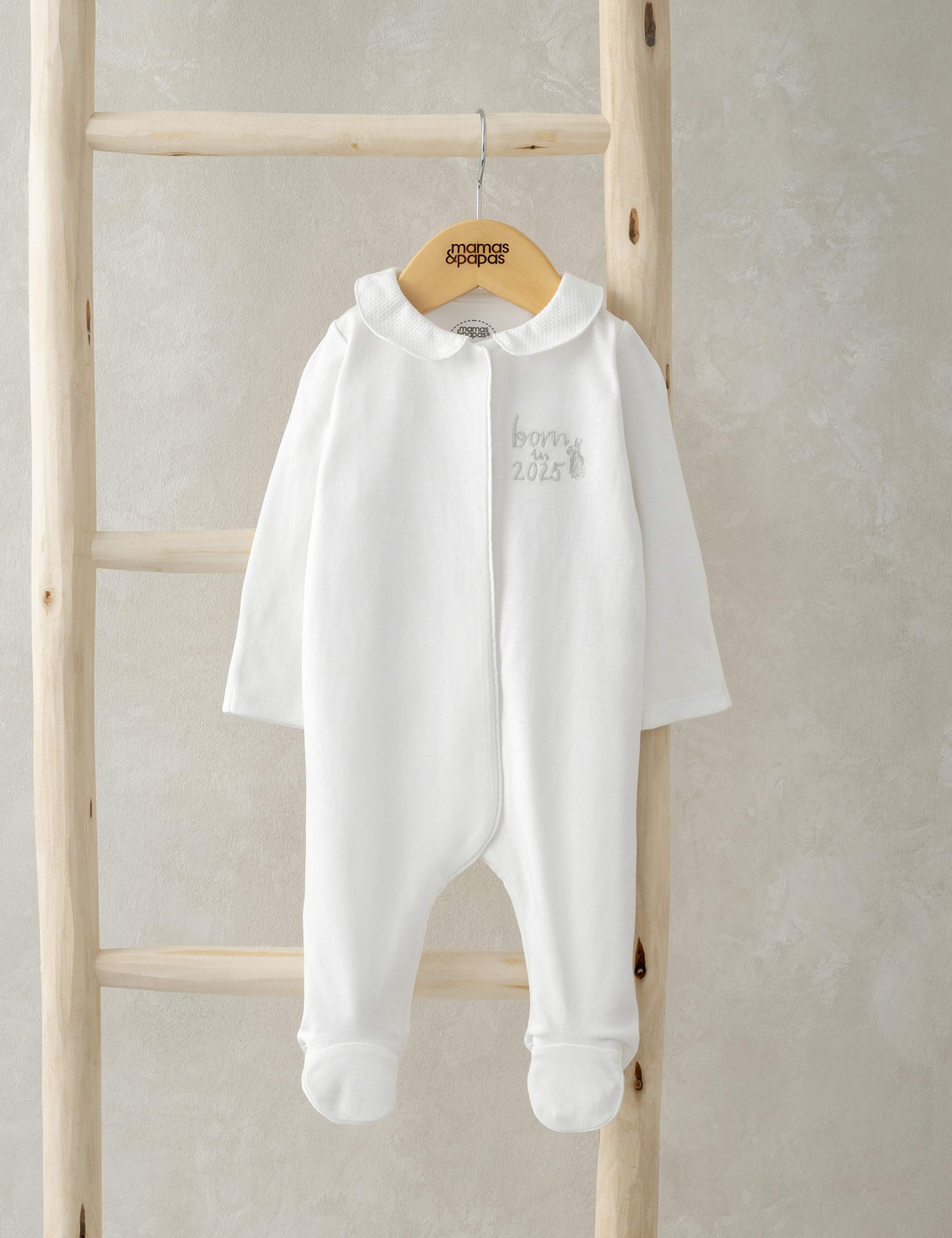 Pure Cotton Born in 2025 Sleepsuit (0-6 Mths)