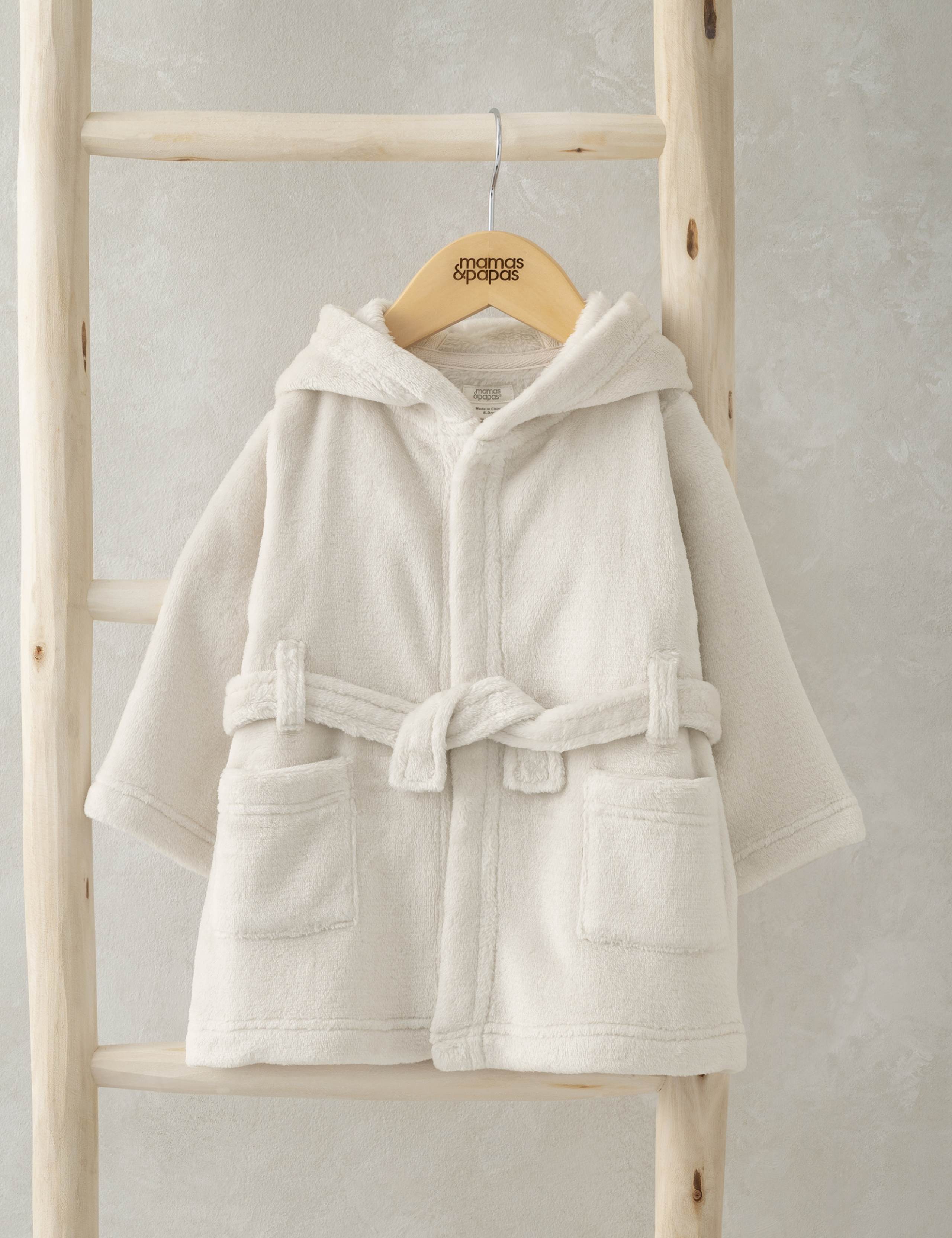 Hooded Bear Dressing Gown (6 Mths-3 Yrs)