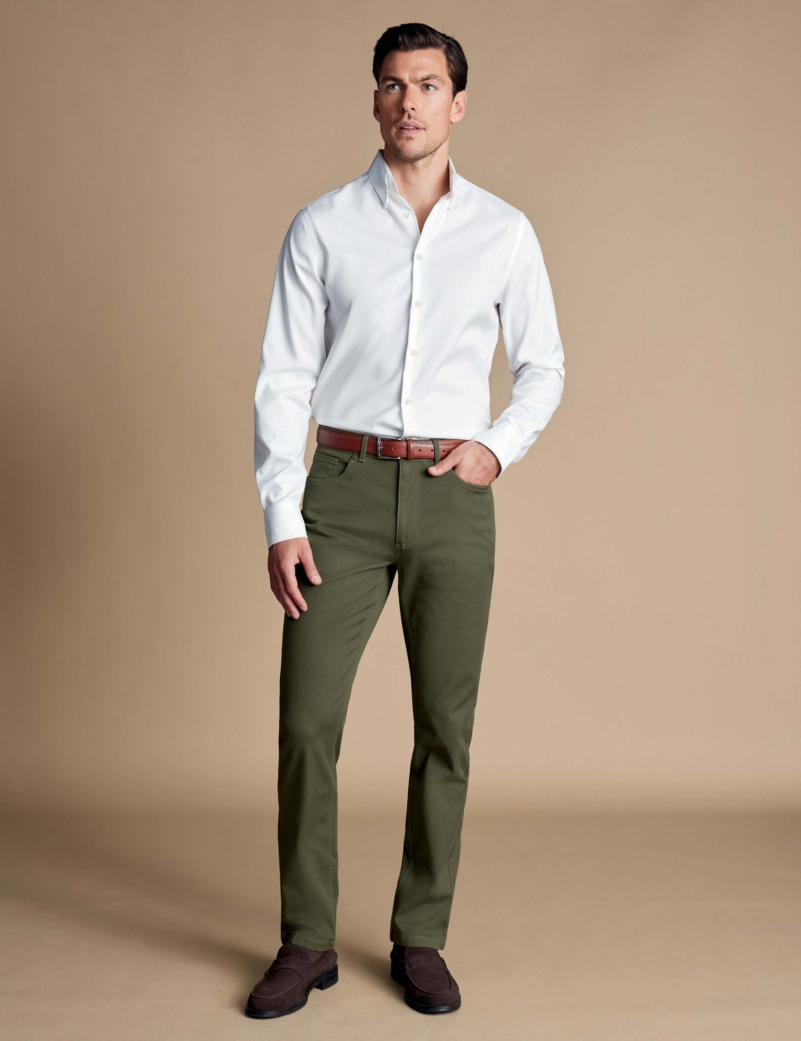 Slim Fit Textured 5 Pocket Jeans