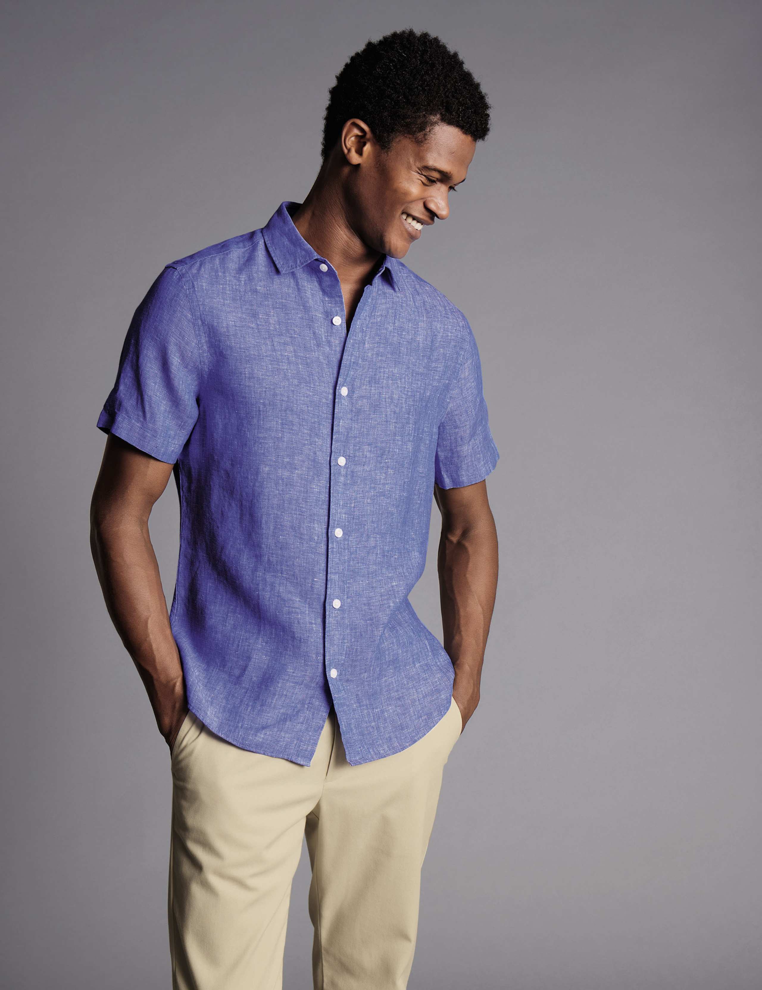 Slim Fit Pure Linen Shirt