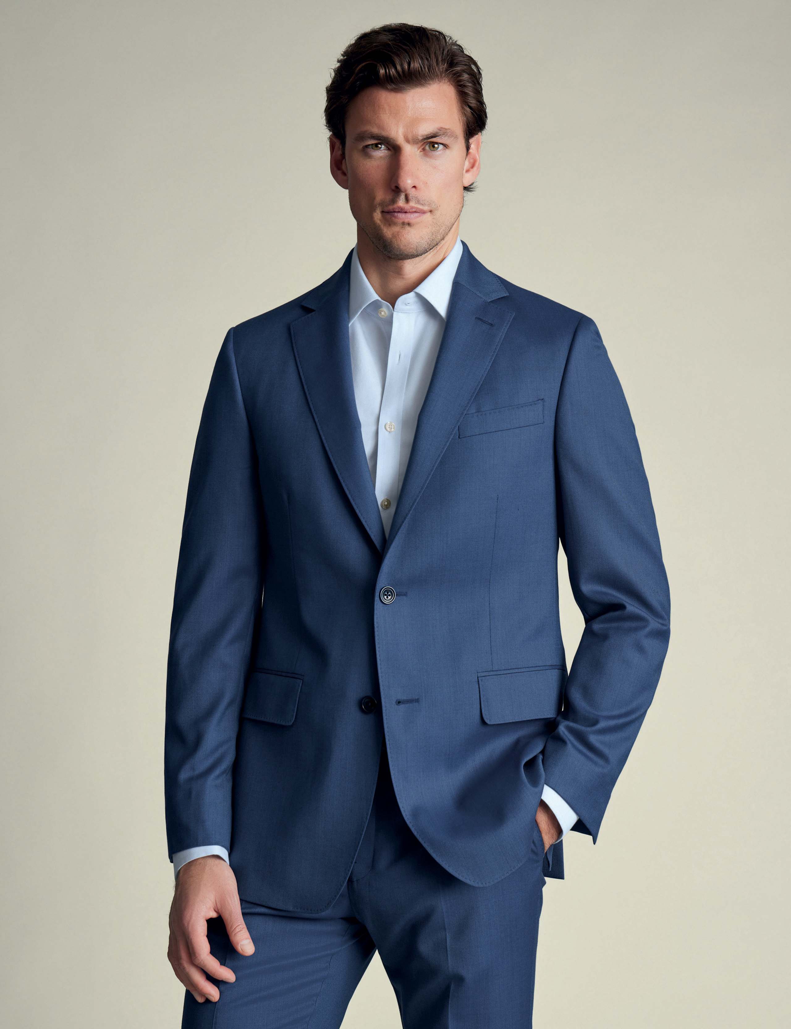 Slim Fit Pure Wool Crease Recovery Suit Jacket