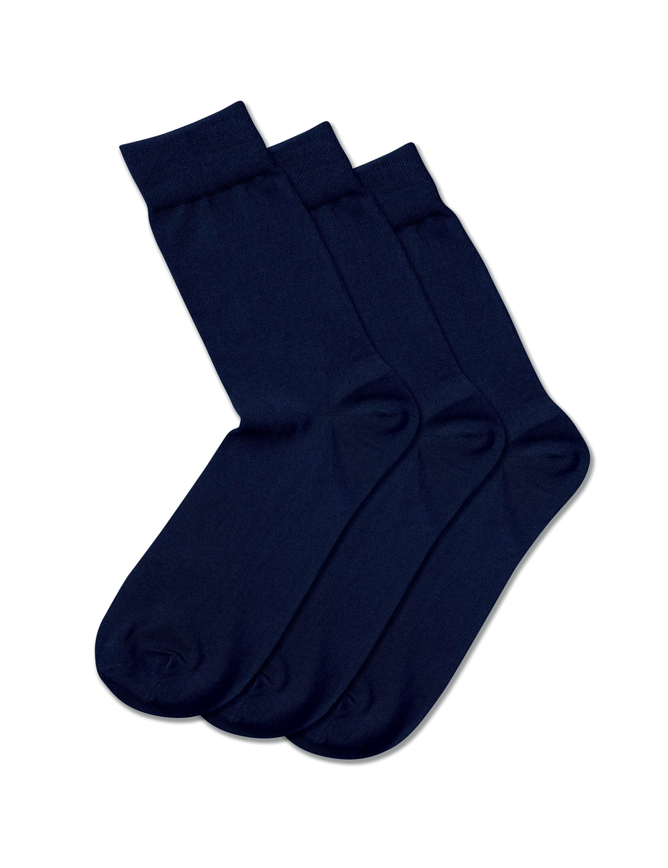 3pk Cotton Rich Socks