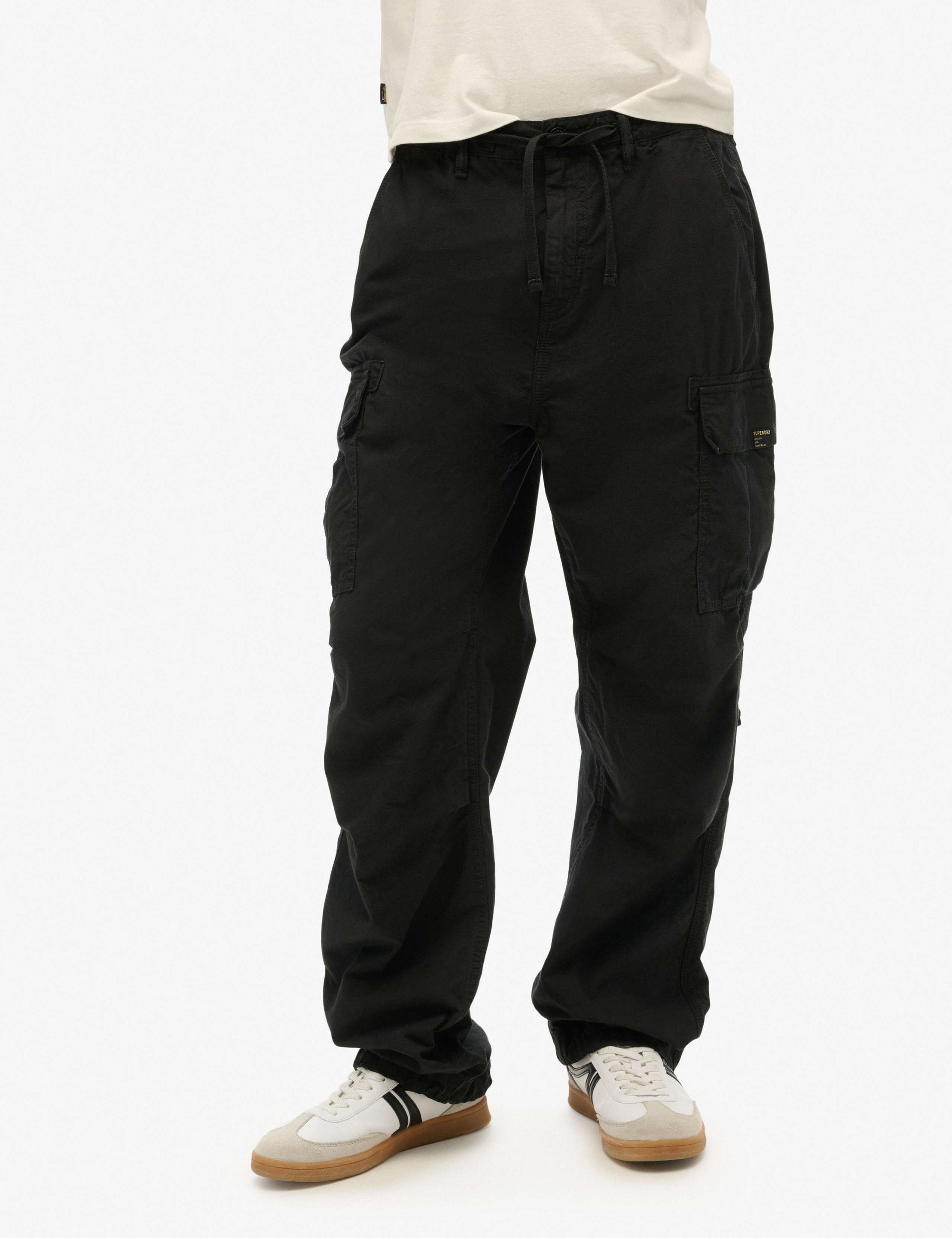 Pure Cotton Cargo Relaxed Trousers