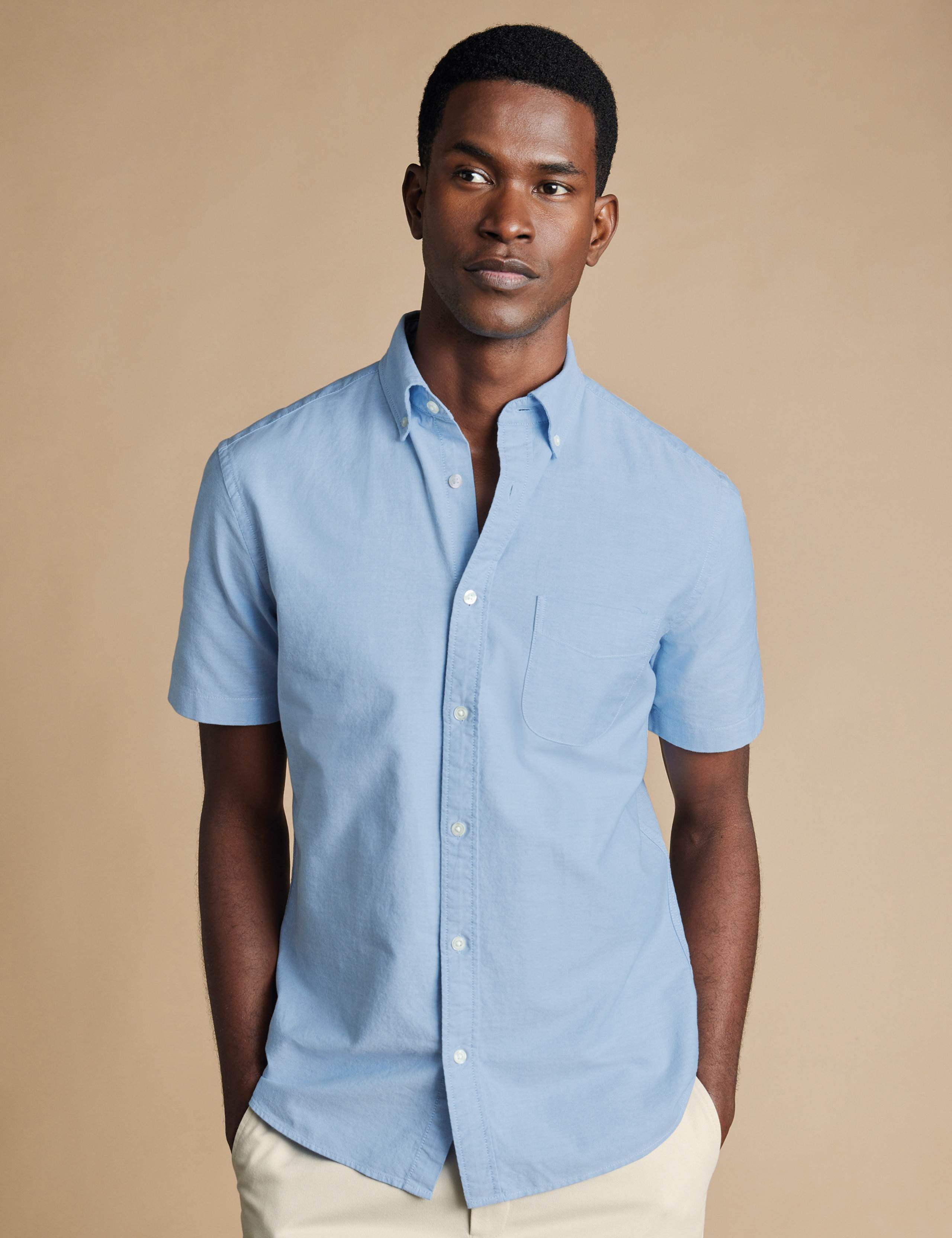 Slim Fit Pure Cotton Oxford Shirt