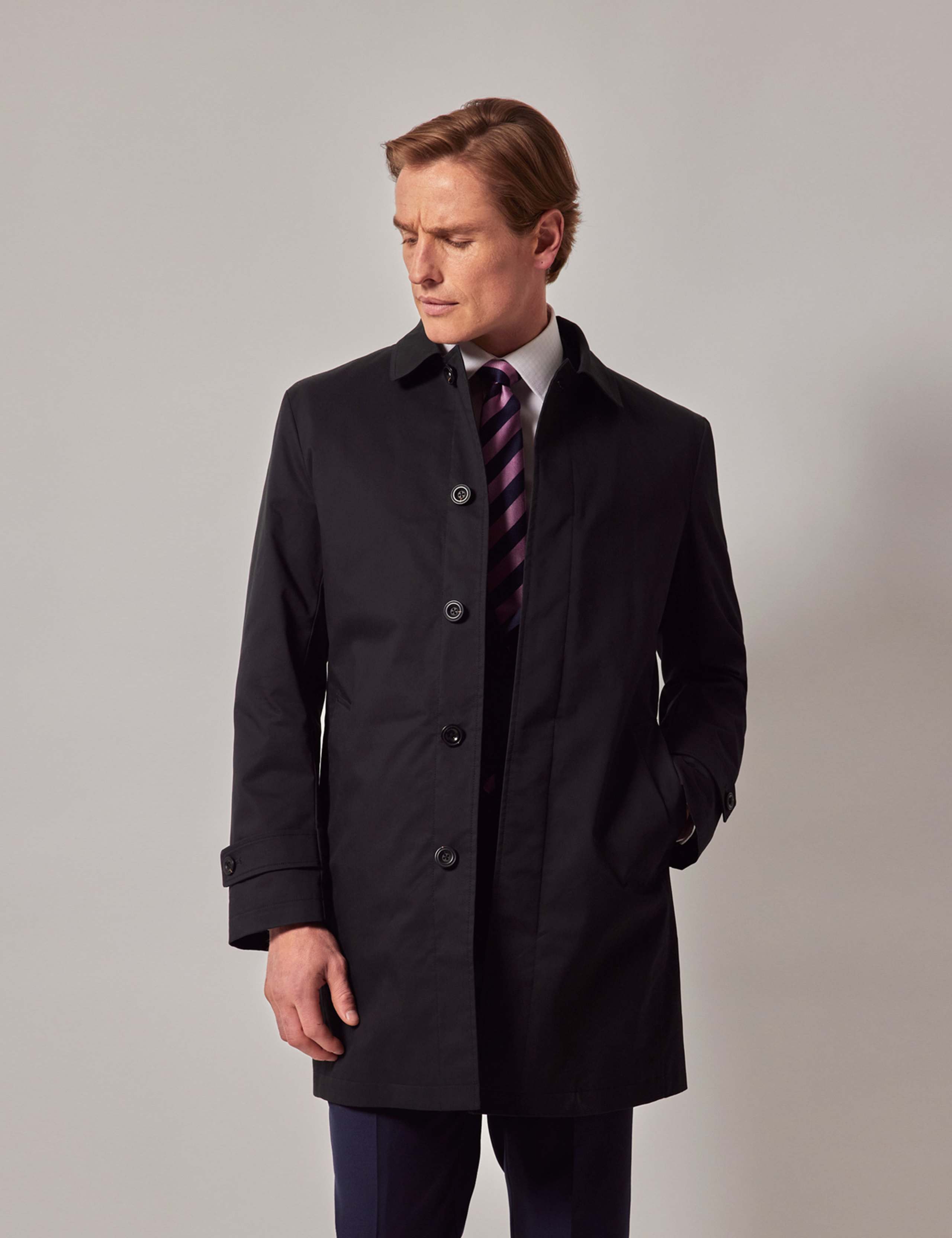 Cotton Rich Removable Lining Mac
