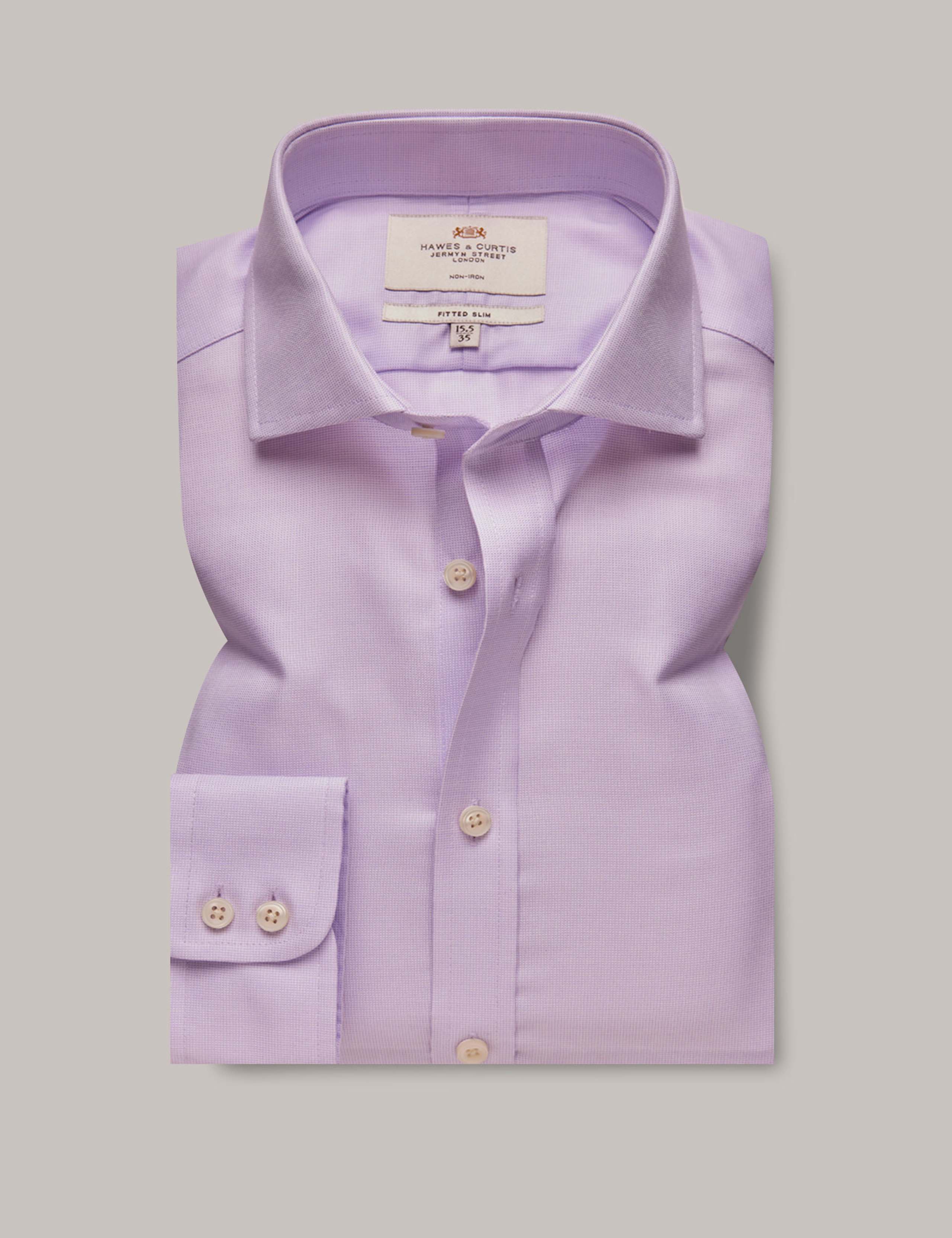 Fitted Slim Non Iron Pure Cotton Shirt
